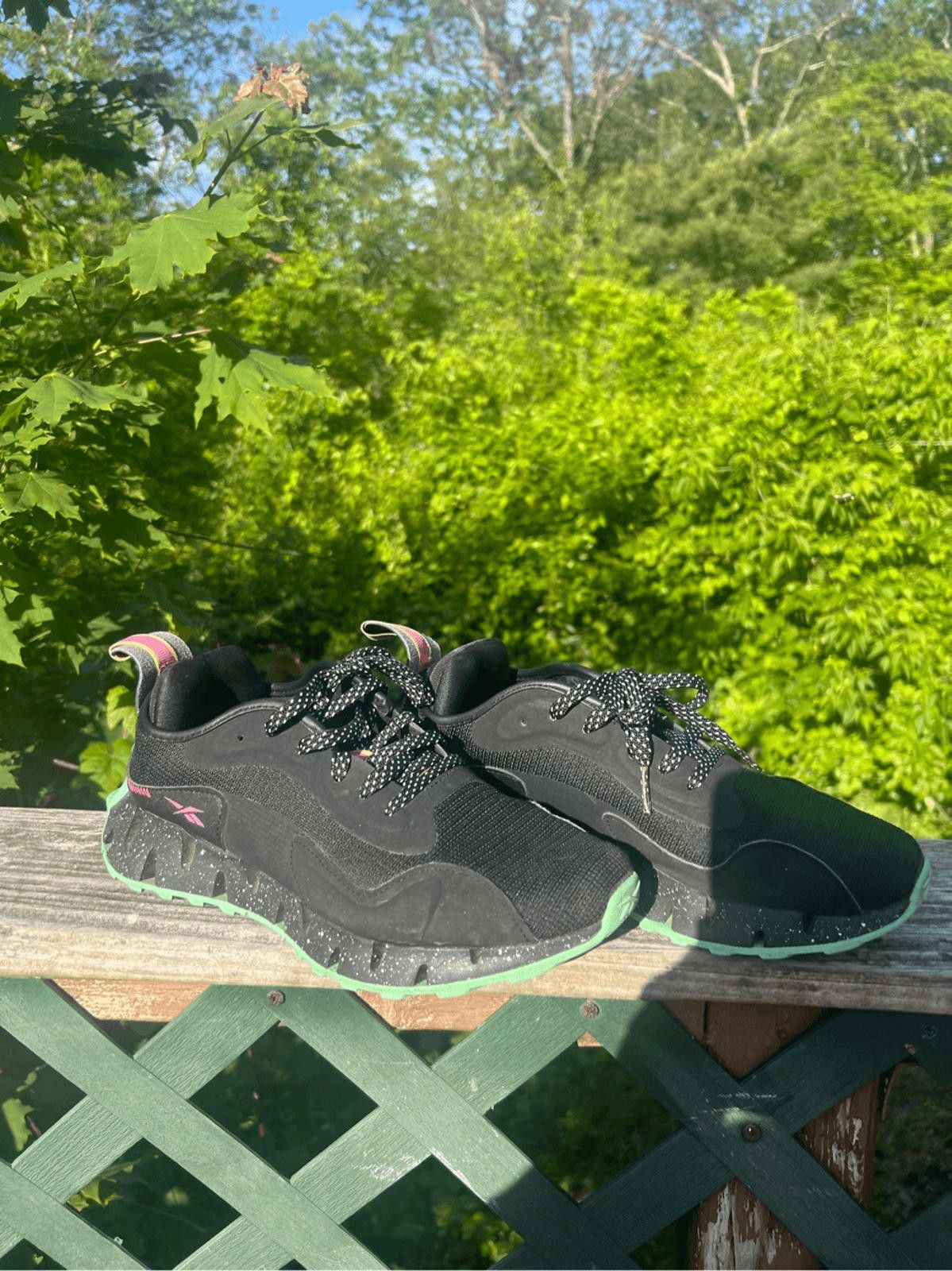 Reebok Zig Dynamica Adventure [ Black ] Running Shoes Size 10, Women's