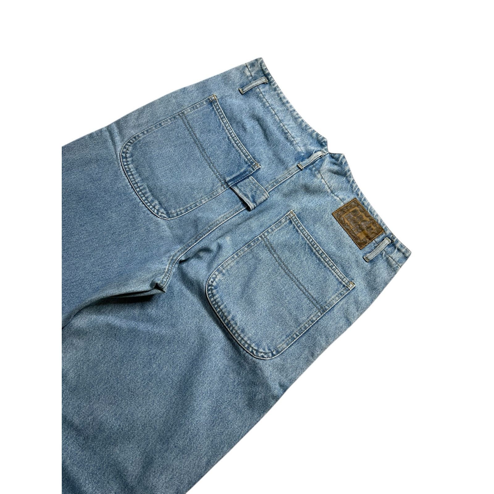 Vintage Vintage Nada Nuff Contempo Denim Jeans Women L Sz 35x30.5 Size 35" - 9 Thumbnail