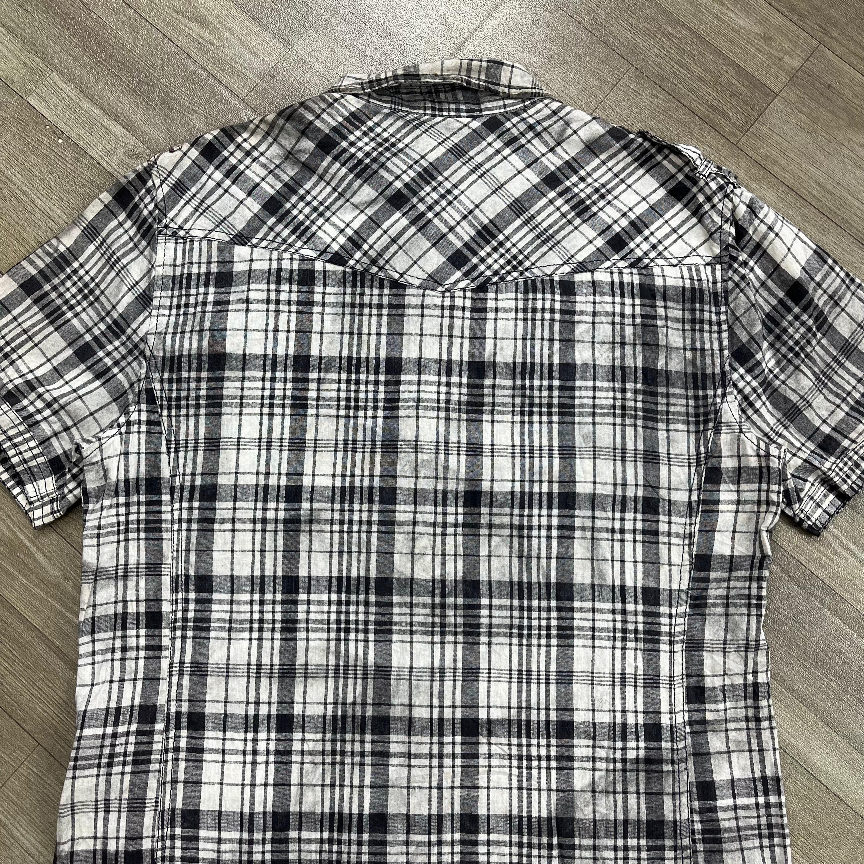 In The Attic 2000s In The Attic Plaid Grunge Gothic Punk Lgb Style Shirt Size US L / EU 52-54 / 3 - 19 Thumbnail