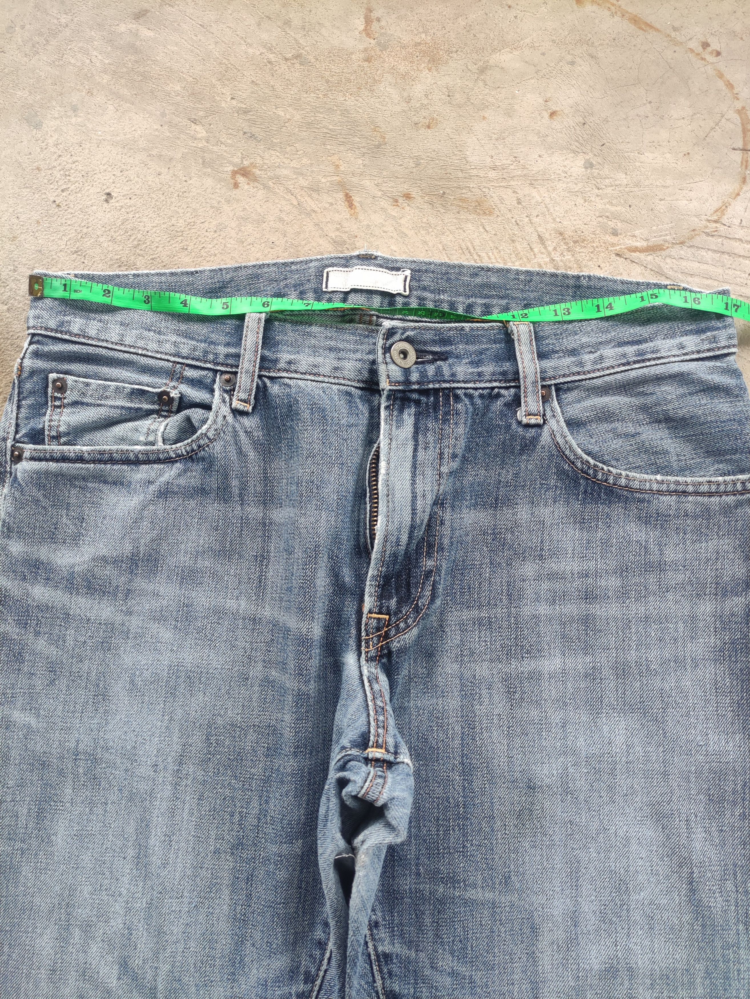 Japanese Brand Vintage Japanese Jean Distressed Faded Denim Size US 34 / EU 50 - 6 Thumbnail