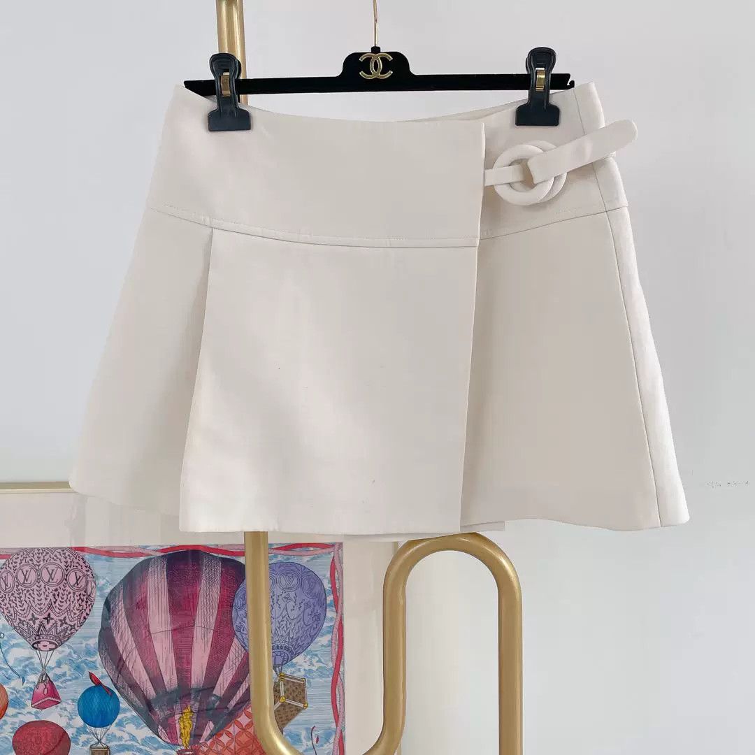 Louis Vuitton White Skirt Size 38