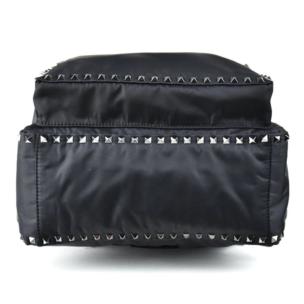 Valentino Valentino Garavani Studded Black Nylon Backpack Size ONE SIZE - 6 Thumbnail