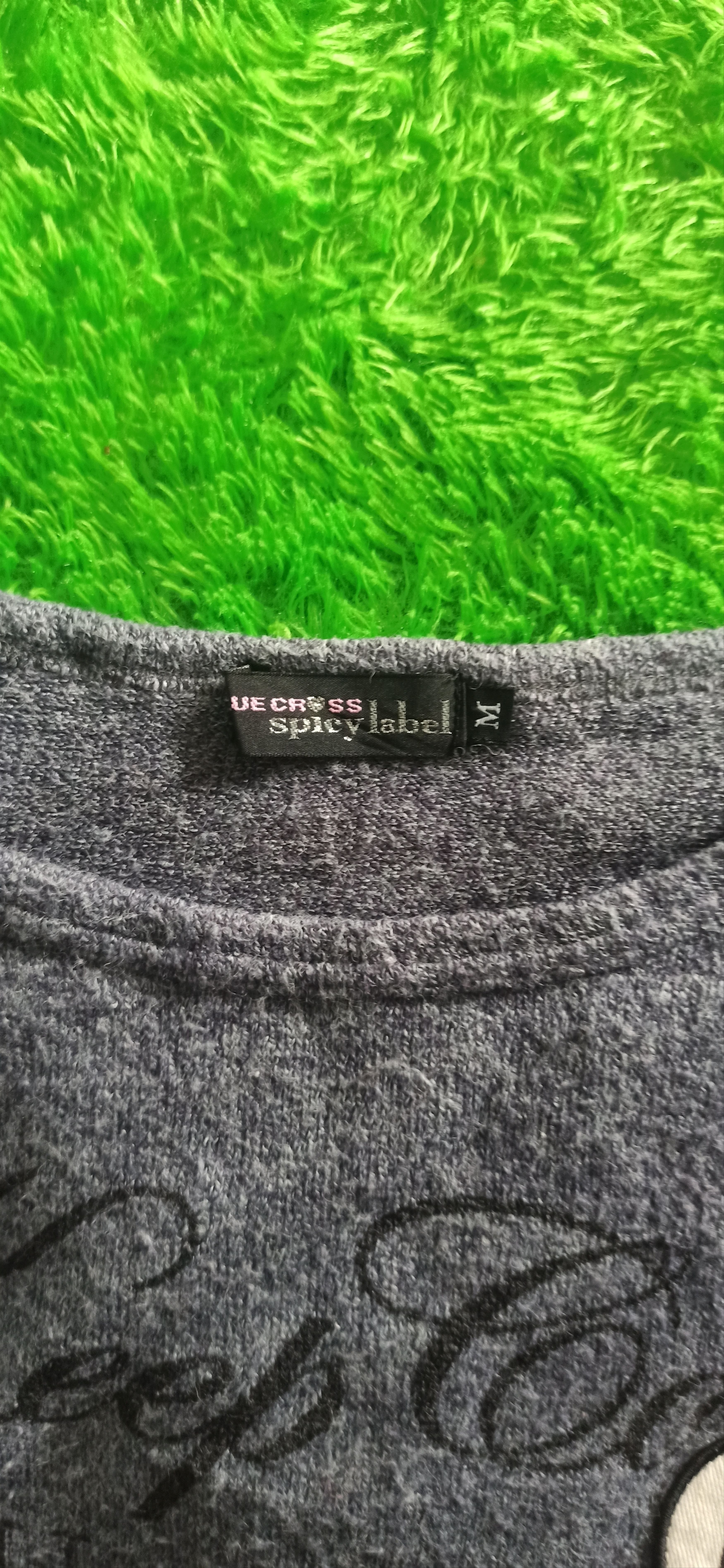 Japanese Brand Blue Cross x Spicy Laber Rock Music Knitwear Size S / US 4 / IT 40 - 2 Thumbnail
