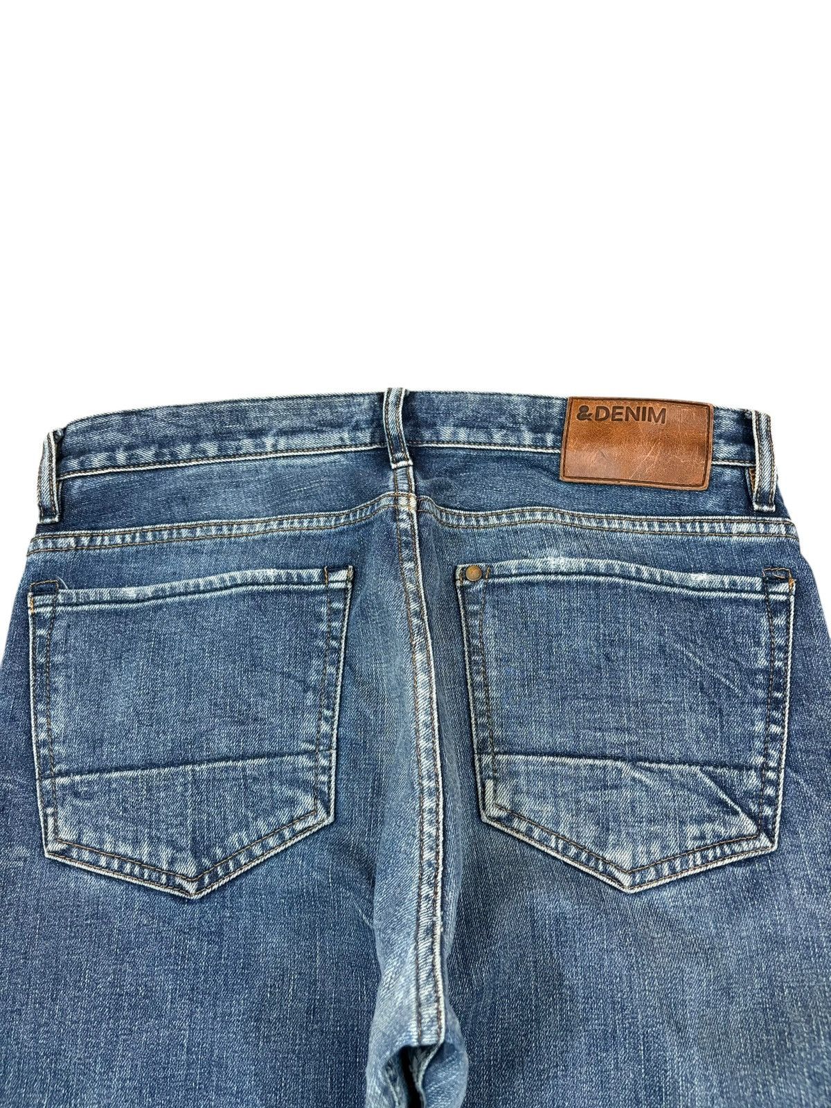 H&M Vintage H&M Selvedge Faded Distressed Jeans Size US 32 / EU 48 - 9 Thumbnail