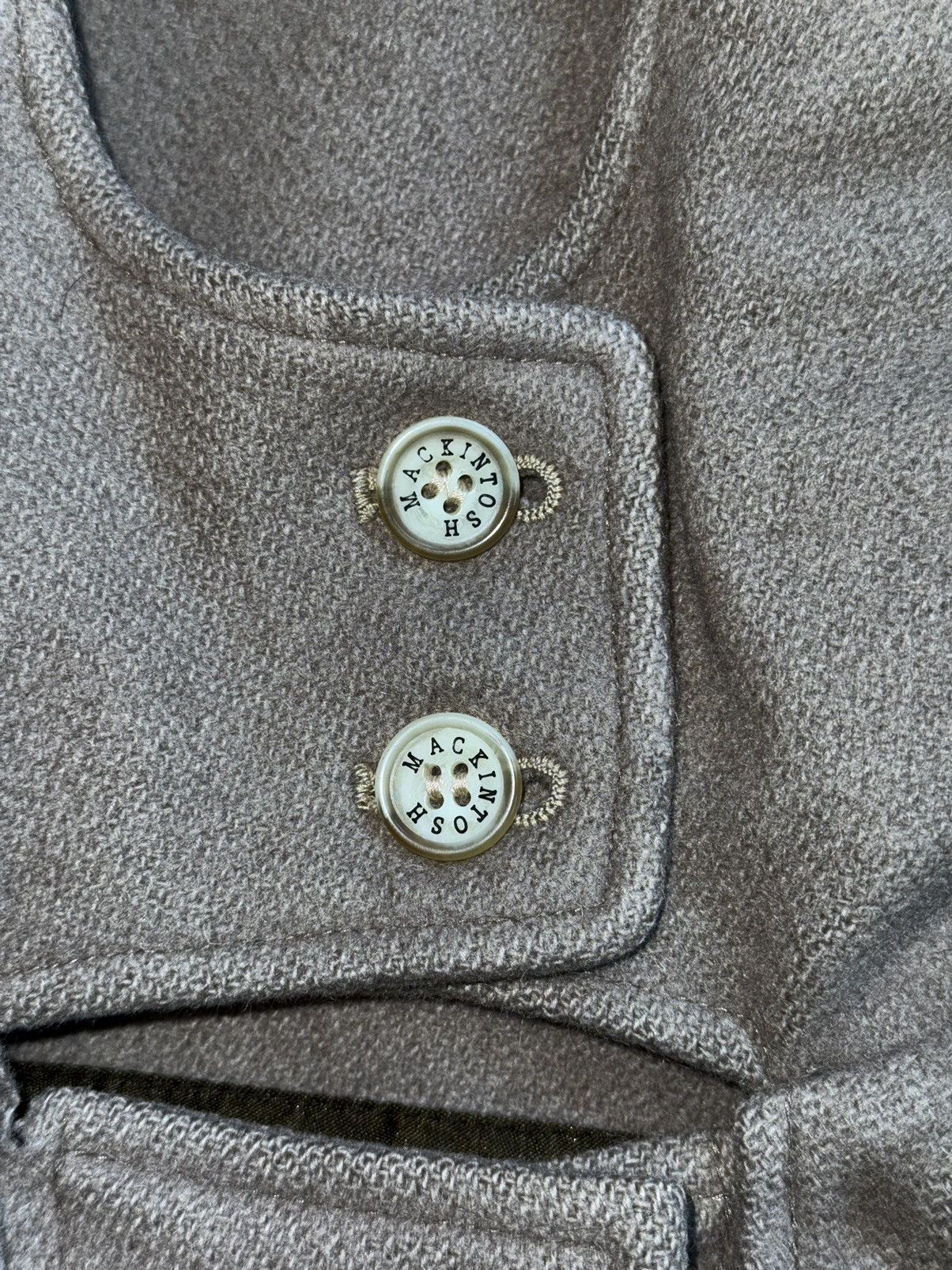 Designer × Mackintosh Mackintosh 100% wool beige duffle coat jacket Size M / US 6-8 / IT 42-44 - 7 Thumbnail