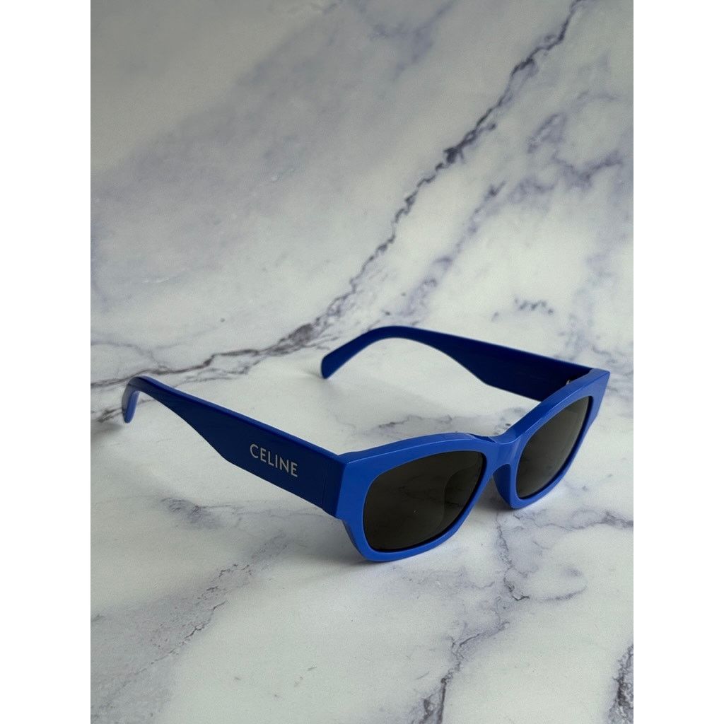 Celine NEW Celine CL40197U Cat Eye Blue Logo Sunglasses Size ONE SIZE - 4 Thumbnail