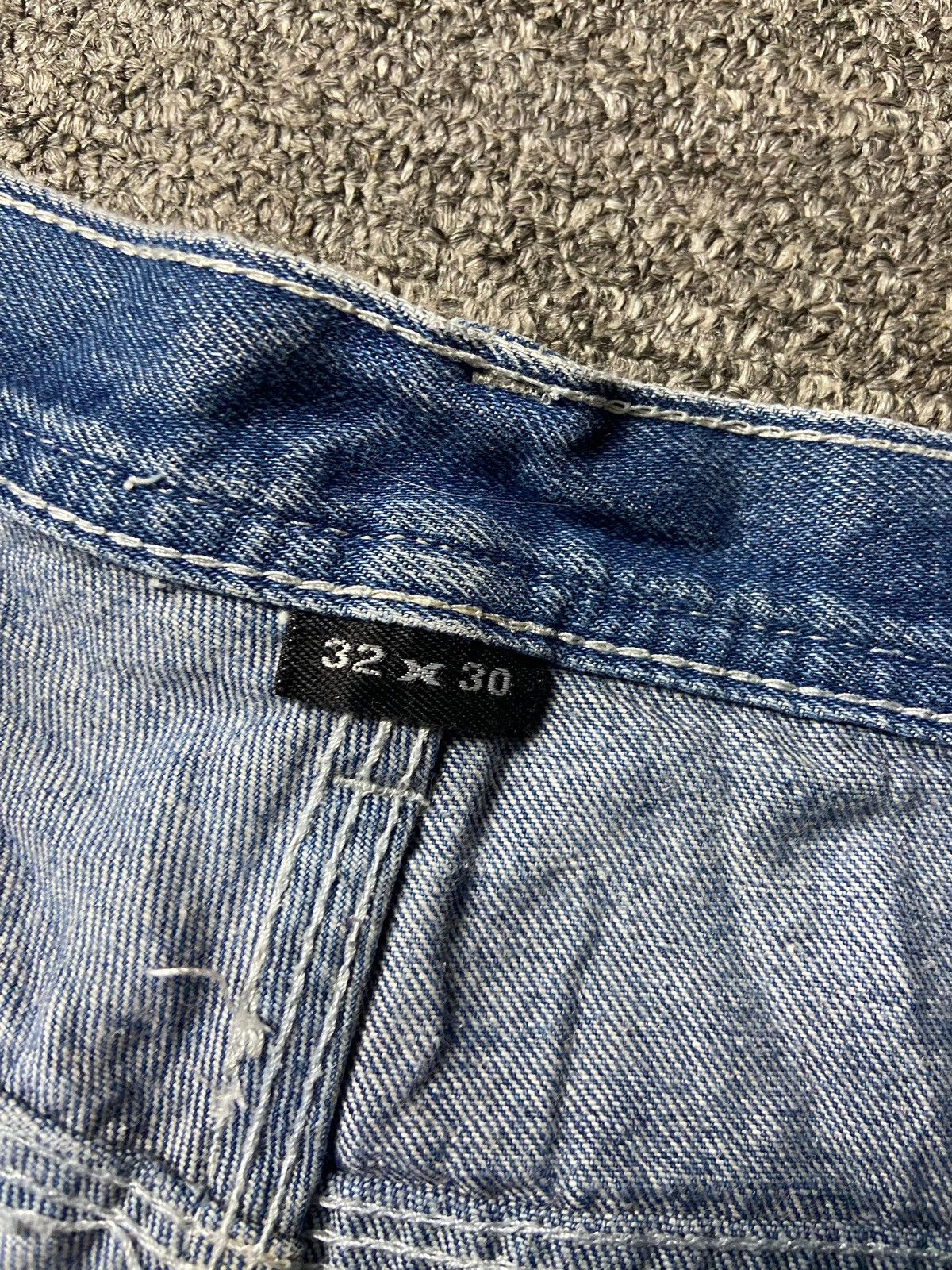 Japanese Brand Japanese Brand Distressed Carpenter Denim (144) Size US 30 / EU 46 - 6 Thumbnail