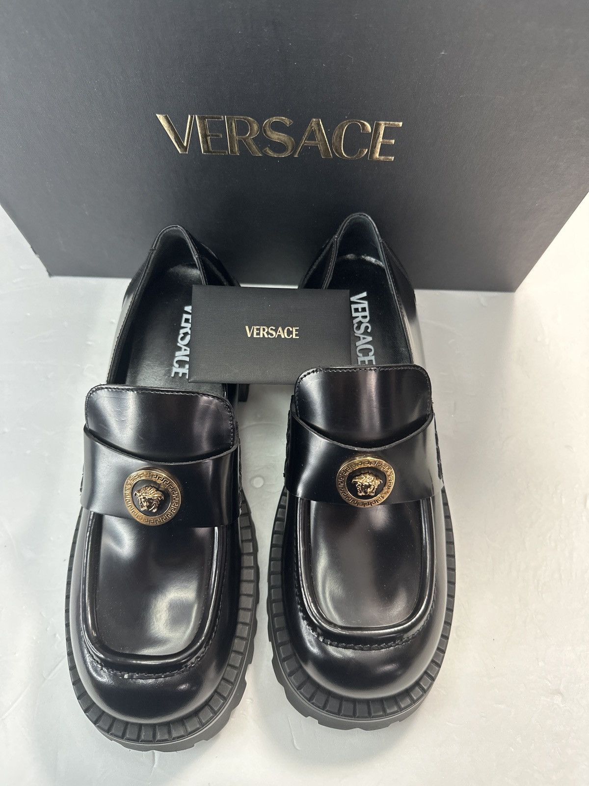 Versace VERSACE ALIA PLATFORM LOAFERS 35 MM Size US 9 / IT 39 - 9 Thumbnail