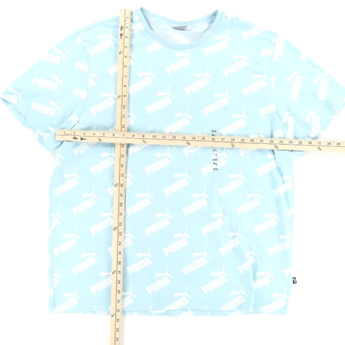 Puma Puma All Over Print T-Shirt Blue Men's 2XL Shirt Regular Men’s 2XL Blue All Over Print T-Shirt Puma Size US XXL / EU 58 / 5 - 3 Thumbnail