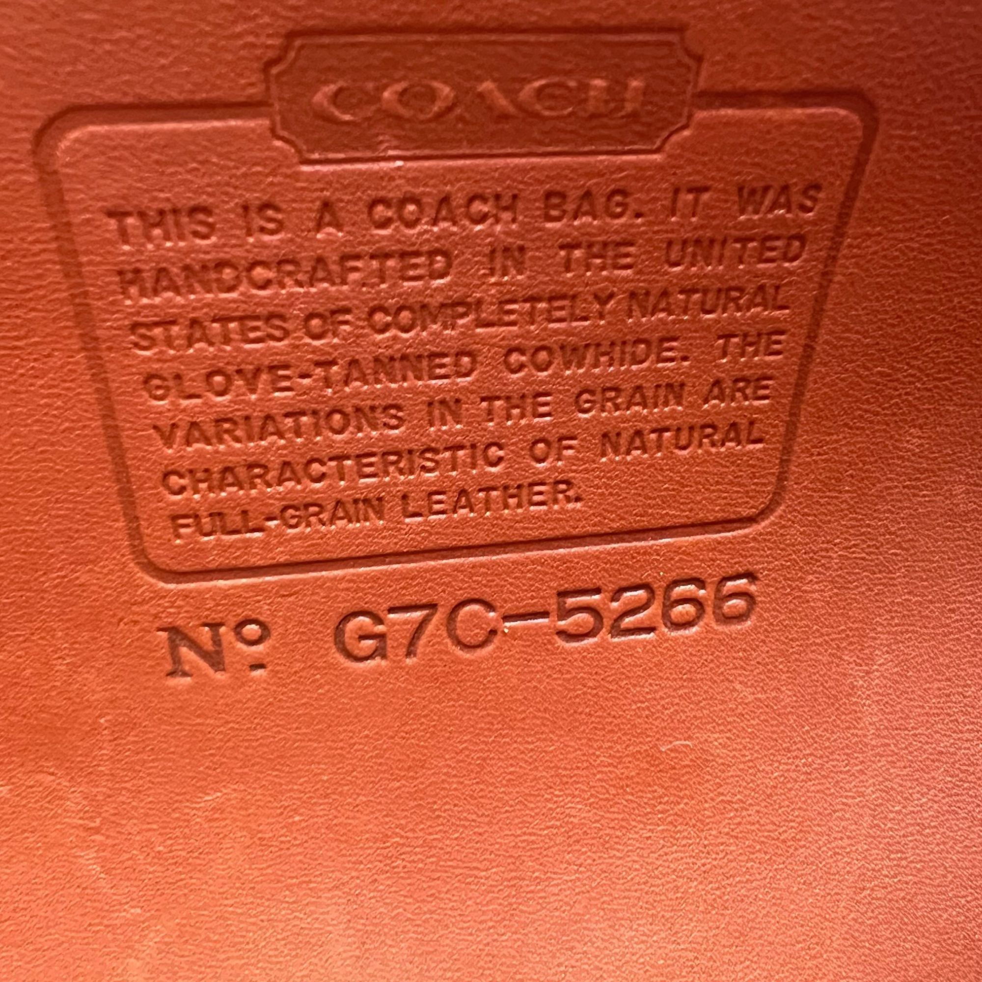 Coach Vintage Coach 5266 Beekman Briefcase Leather Tan Gold Hardwa Size ONE SIZE - 9 Thumbnail