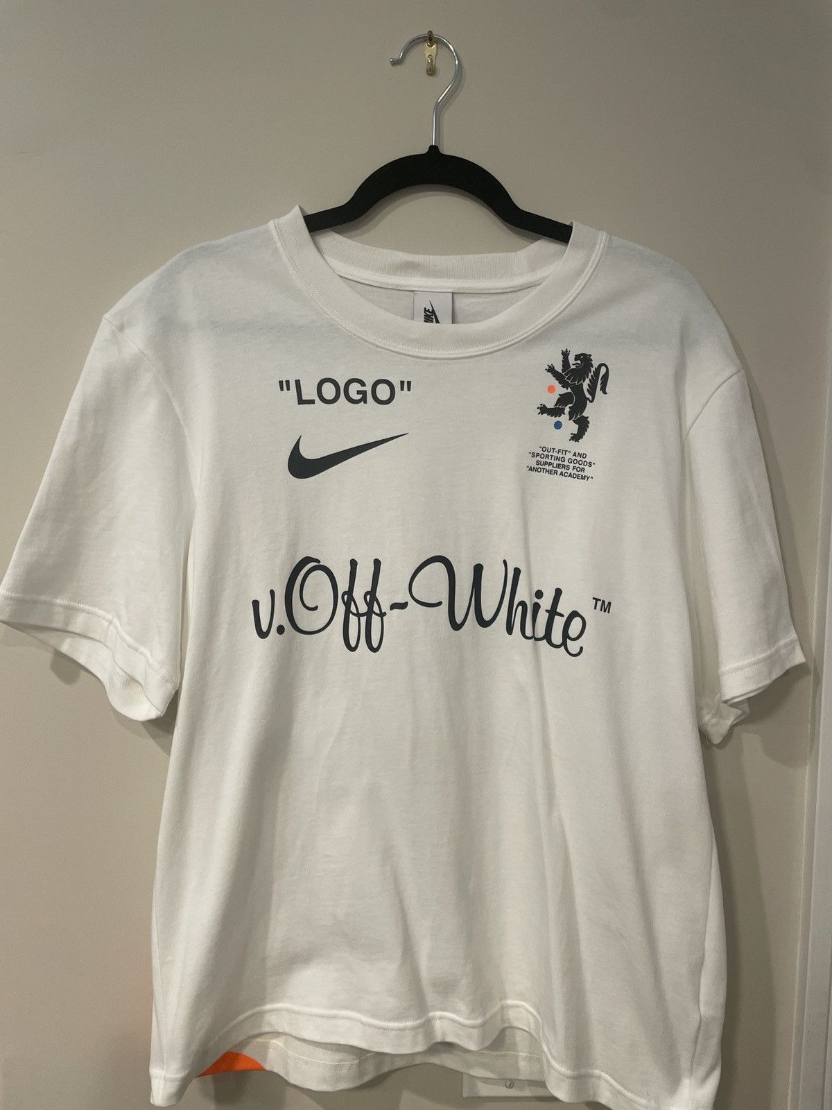 nike off white mercurial tee