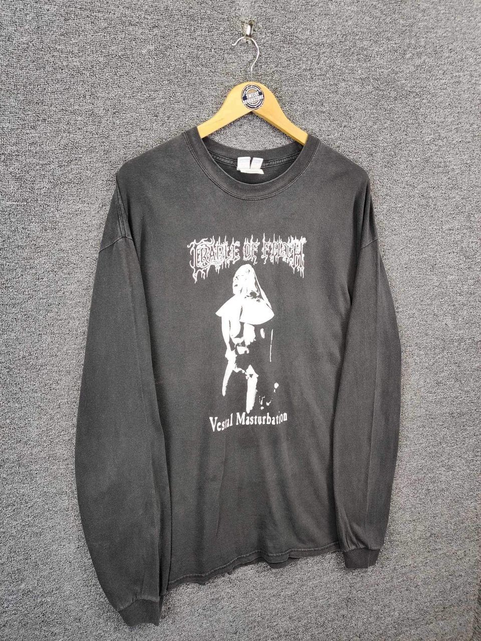 Band Tees Cradle Of Filth Vestal Masturbation Long Sleeve Tee Tshirt Size US XL / EU 56 / 4 - 5 Thumbnail