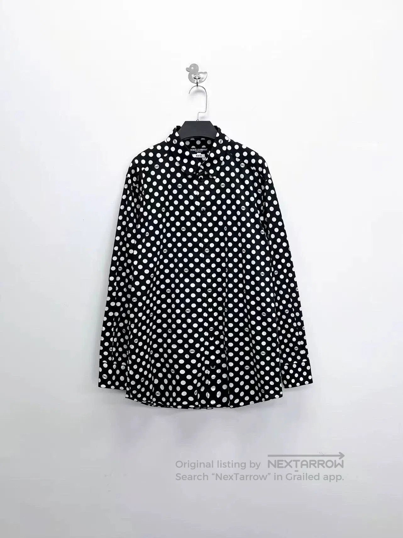 Dolce & Gabbana dolce&gabbana polka dot logo shirt jacket. Size US L / EU 52-54 / 3 - 1 Thumbnail