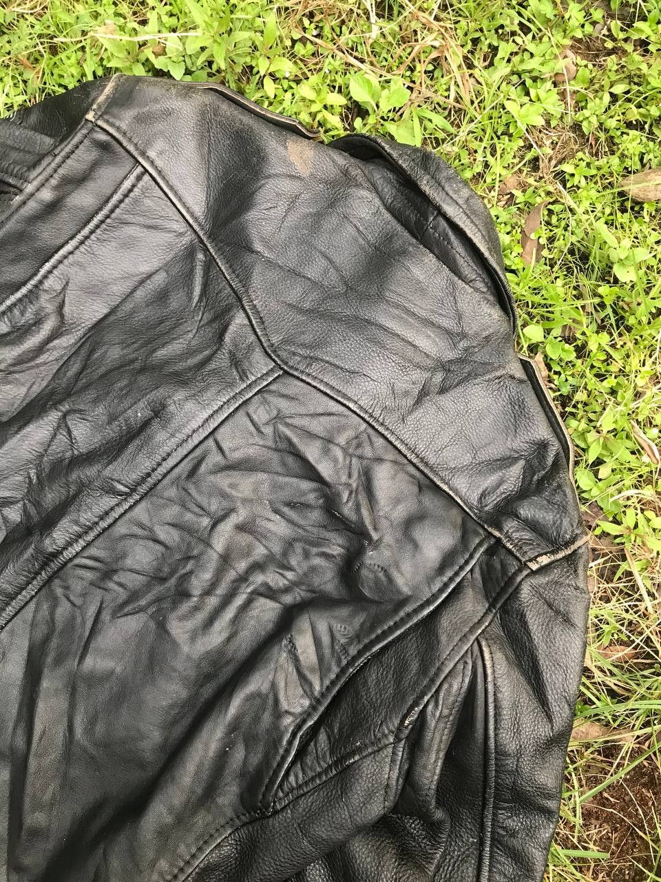Japanese Brand RAVINE LEATHER BIKER JACKET Size US L / EU 52-54 / 3 - 10 Thumbnail