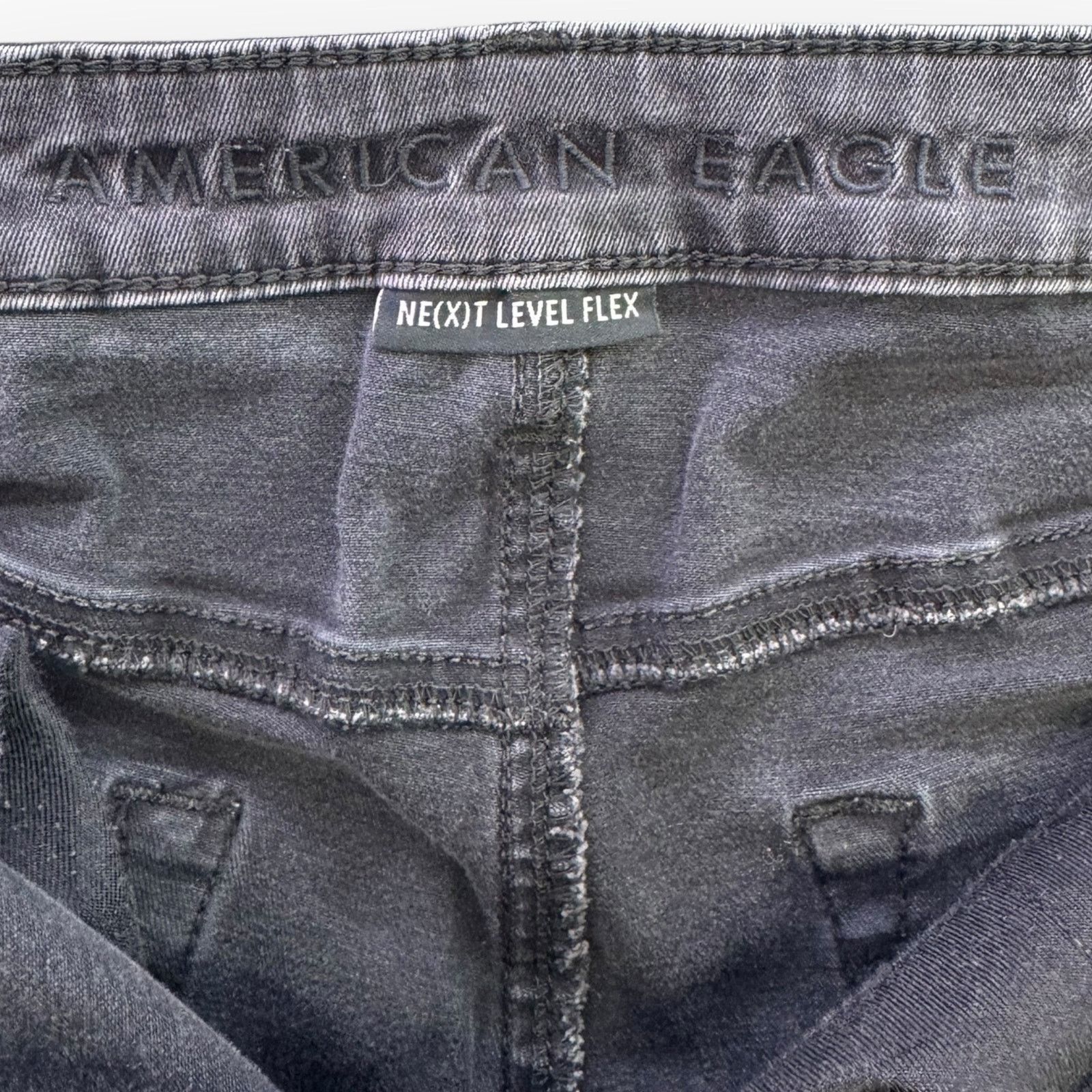 American Eagle Outfitters American Eagle Slim Straight Jeans Men's 31x32 Black Size US 31 - 8 Thumbnail