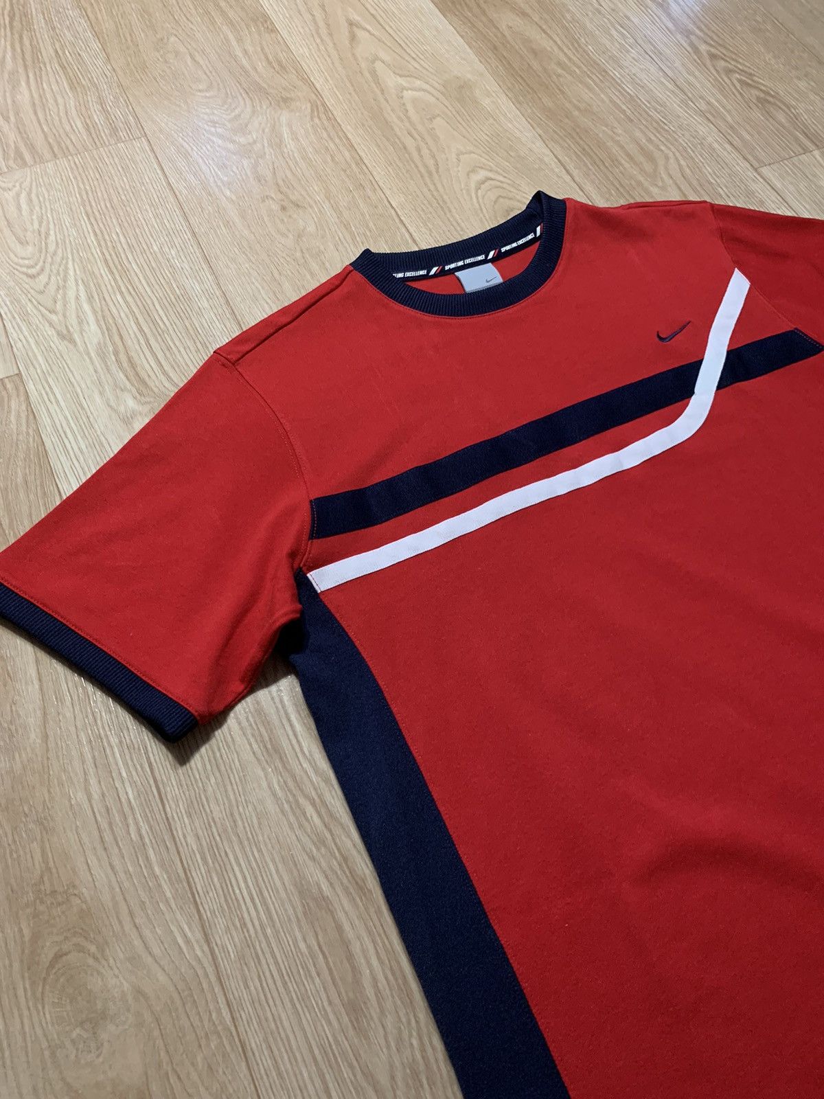 Nike 😍 Vintage Nike Sporting Excellnce T-Shirt Size US L / EU 52-54 / 3 - 3 Thumbnail