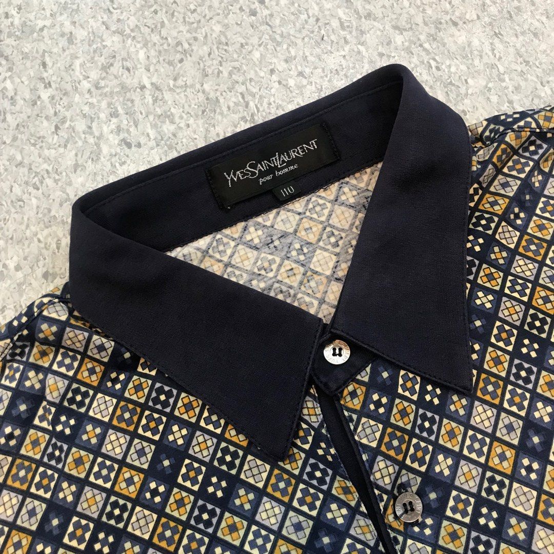 Yves Saint Laurent Vintage Yves Saint Laurent YSL Polo Shirt Size US L / EU 52-54 / 3 - 6 Thumbnail
