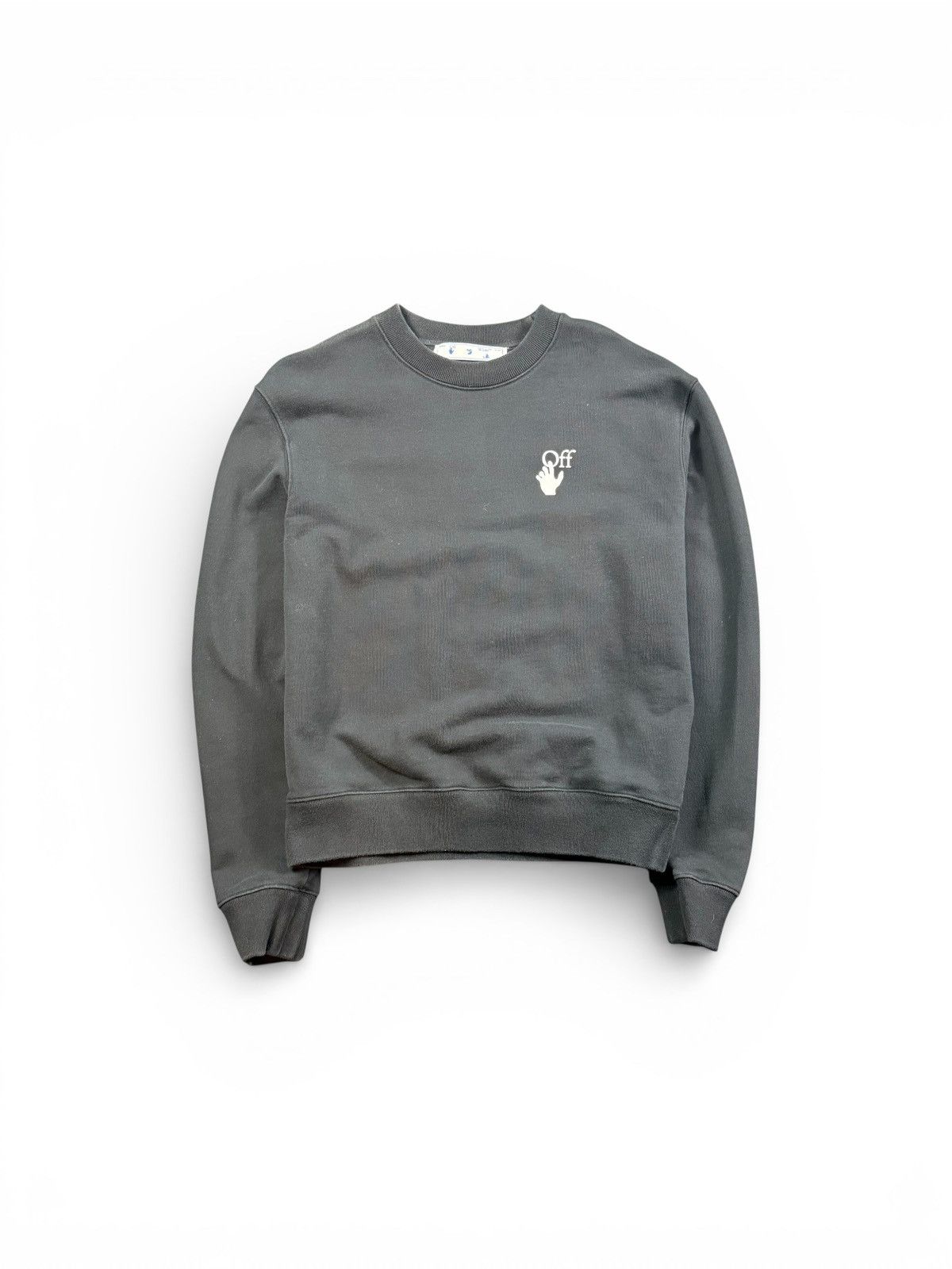 Off-White Off White Logo Crewneck Size US L / EU 52-54 / 3 - 1 Thumbnail