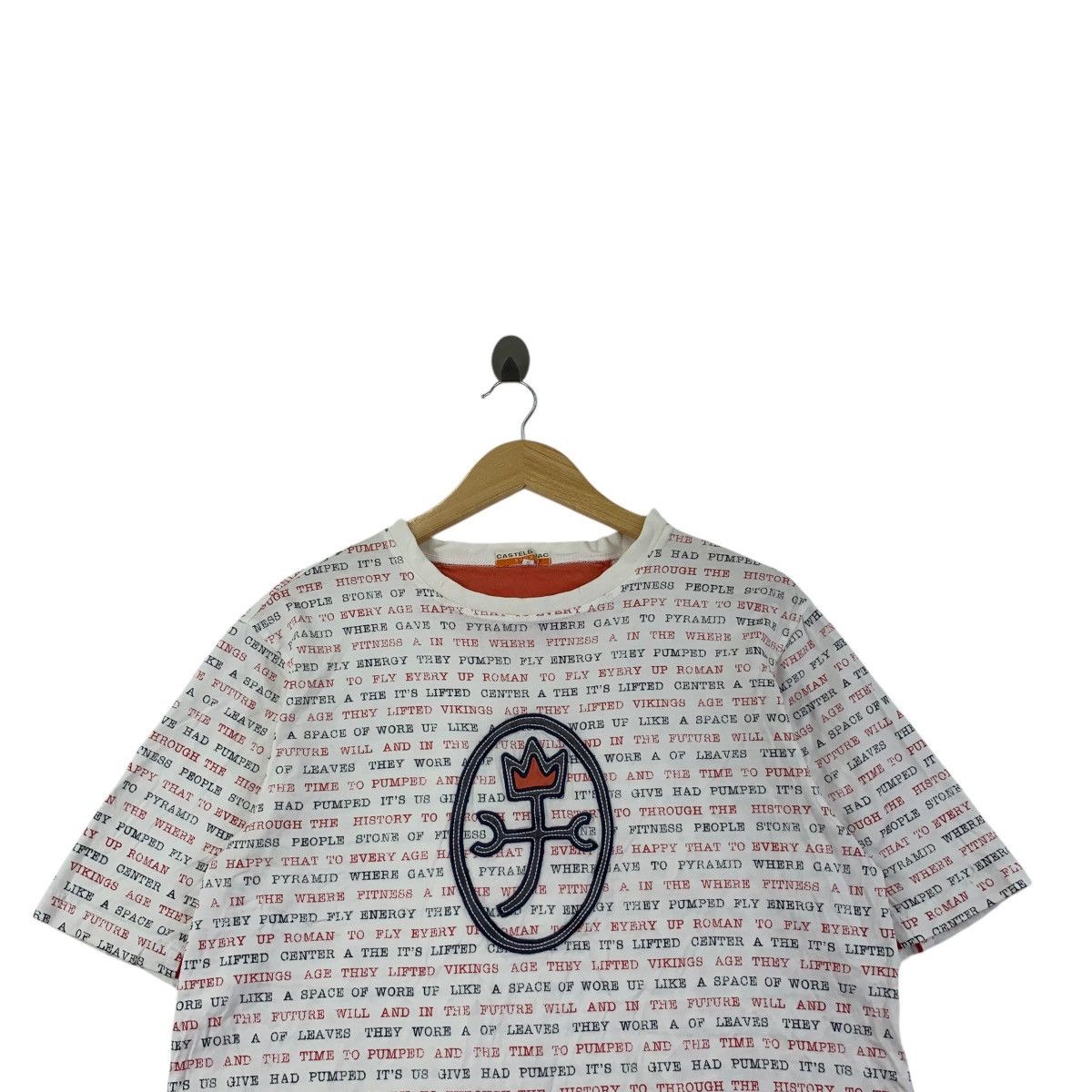 Jean Charles De Castelbajac Vintage JEAN CHARLES CASTELBAJAC Monogram Tee Shirt Top Size M / US 6-8 / IT 42-44 - 2 Thumbnail