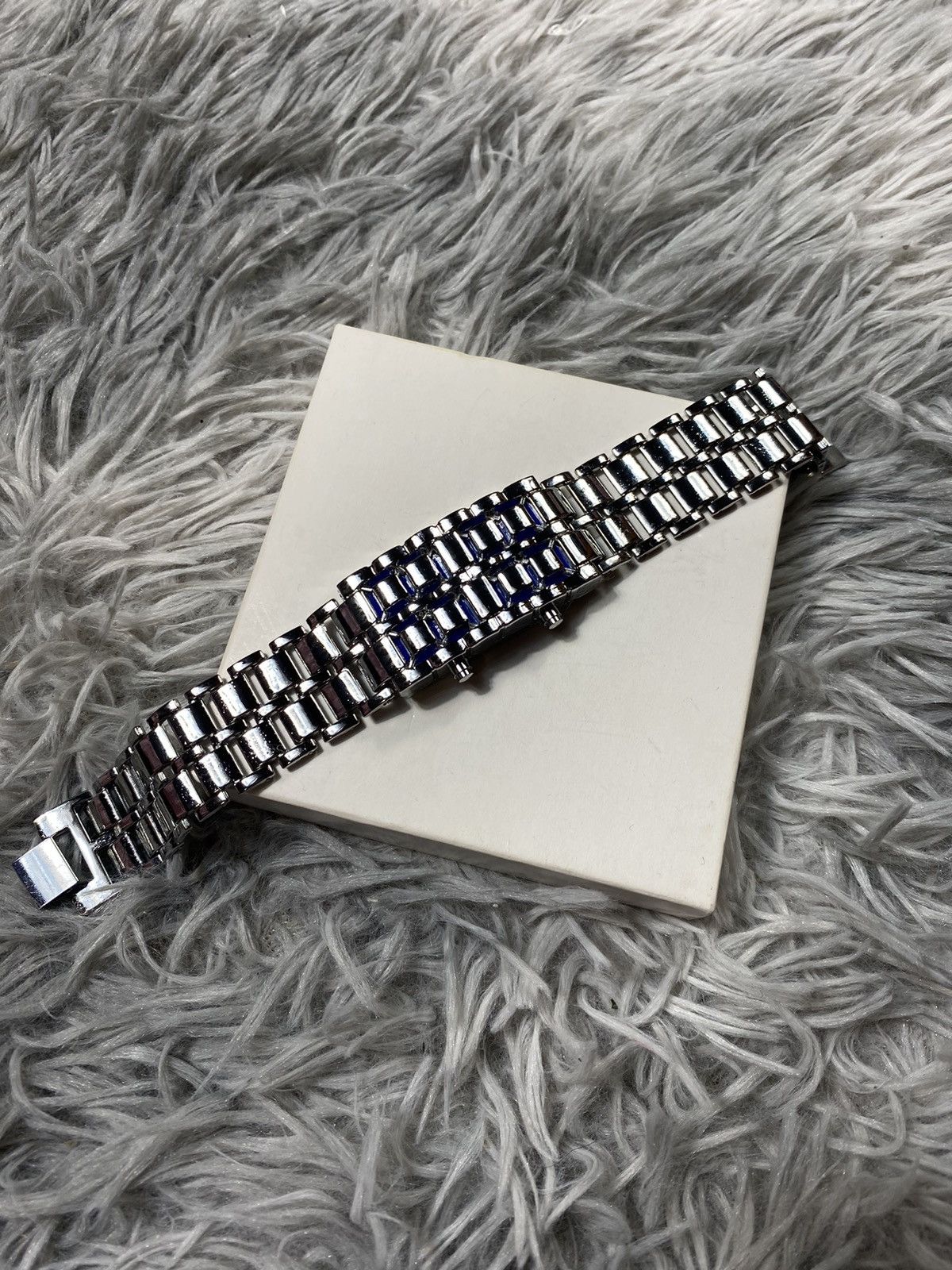 Jewelry Futuristic LED Bracelet Watch - Japanese Brand Size ONE SIZE - 1 Thumbnail