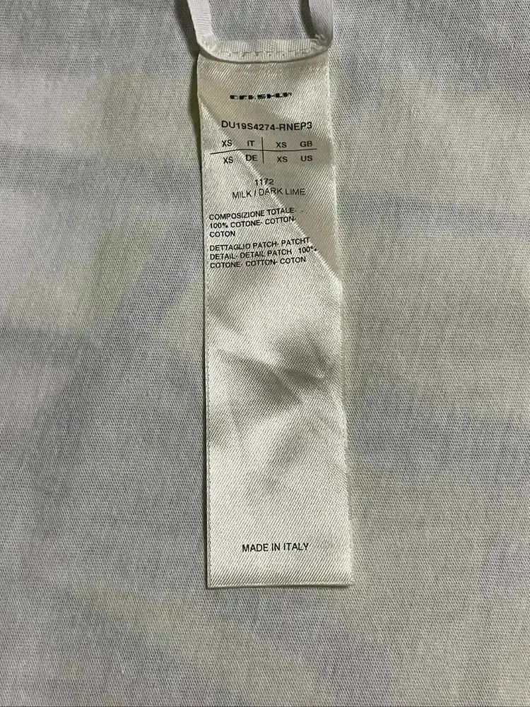 Rick Owens Rick Owens Drkshdw Patches Tee-2507 Size US XS / EU 42 / 0 - 7 Thumbnail