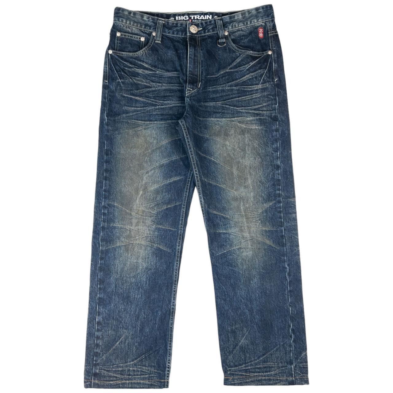 Other Vintage Big Train Japanese Embroidered Denim Jeans Size W37 Size US 37 - 3 Thumbnail