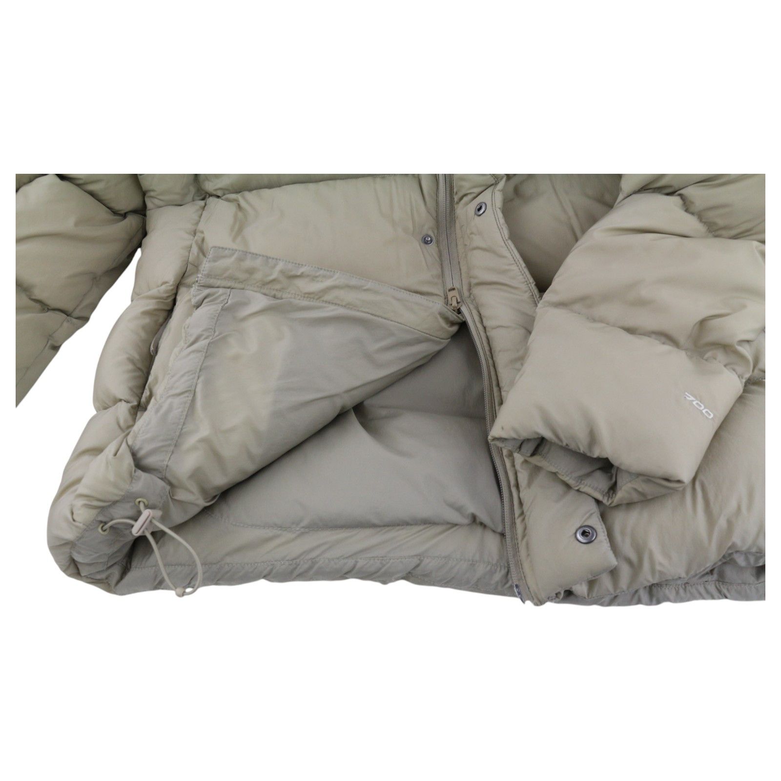 The North Face M Beige 700 Down Hooded Puffer Quilted 81472 Size US M / EU 48-50 / 2 - 6 Thumbnail