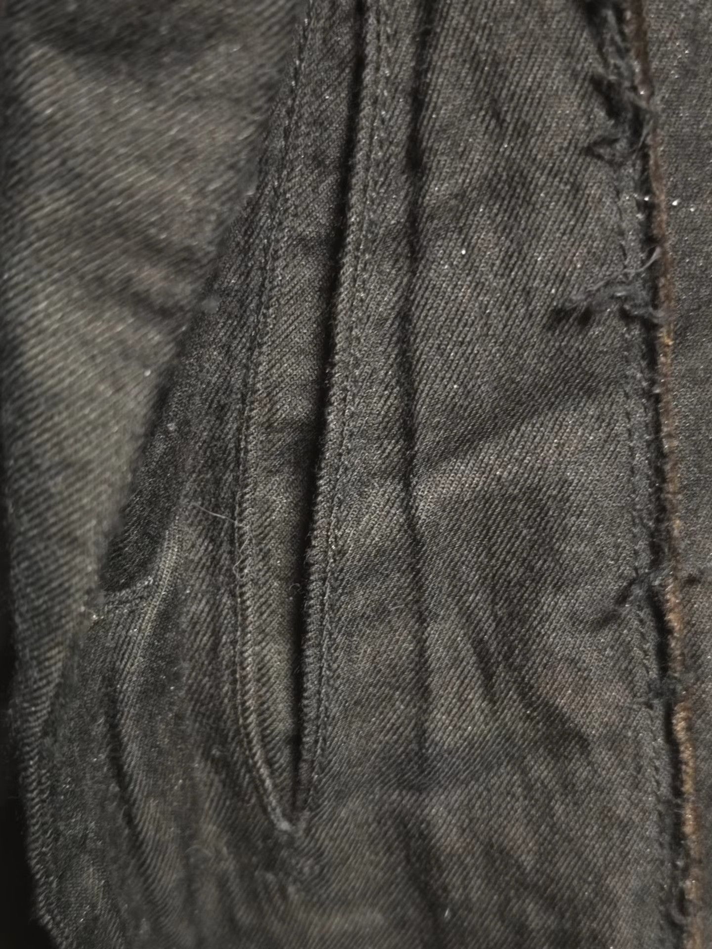 Ziggy Chen Ziggy Chen Black Distressed Shearling Suit Blazer Size 48S - 3 Thumbnail
