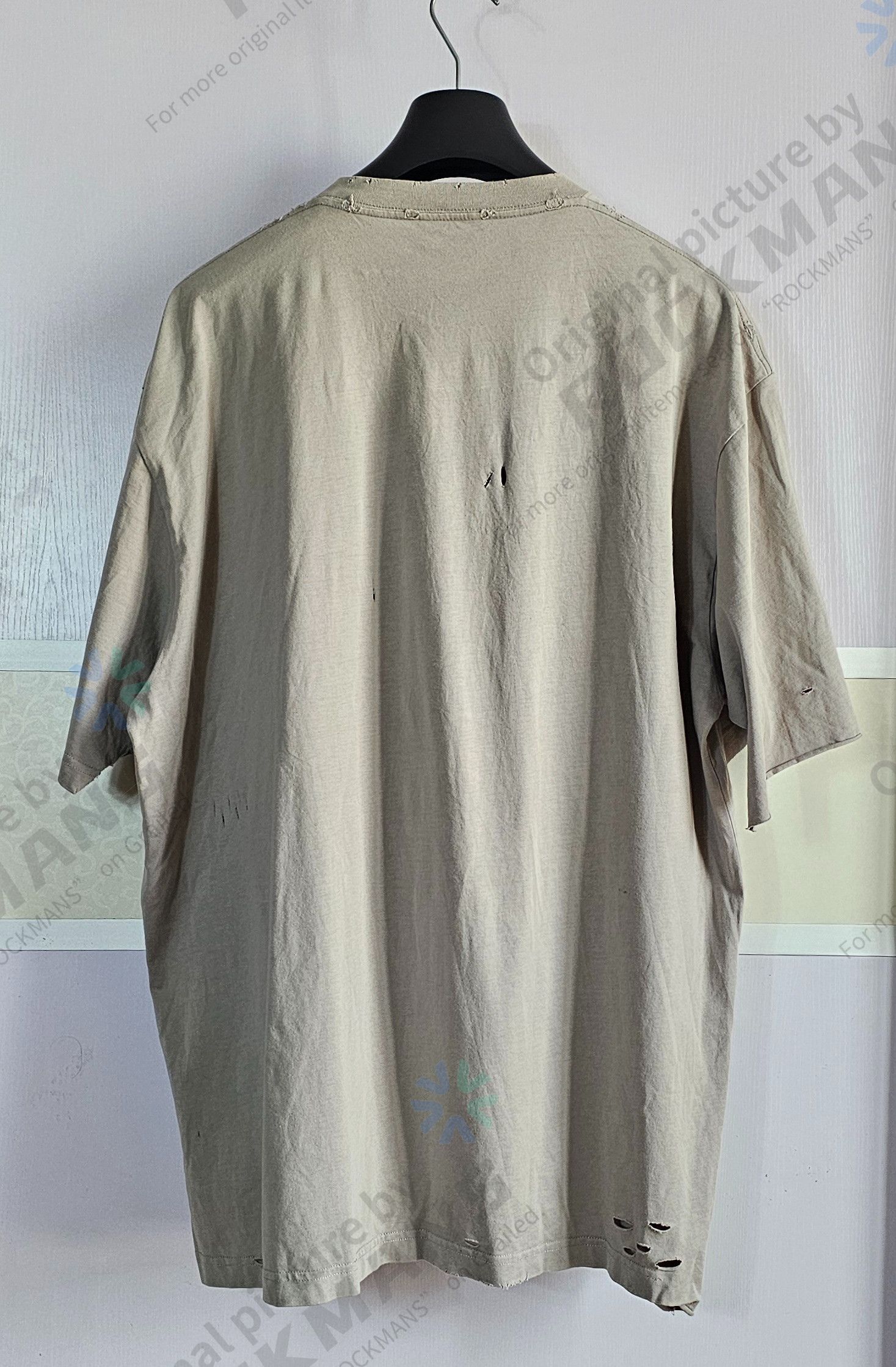Balenciaga Balenciaga distressed pixelated Logo Oversize T-shirt Size M Size US M / EU 48-50 / 2 - 5 Thumbnail