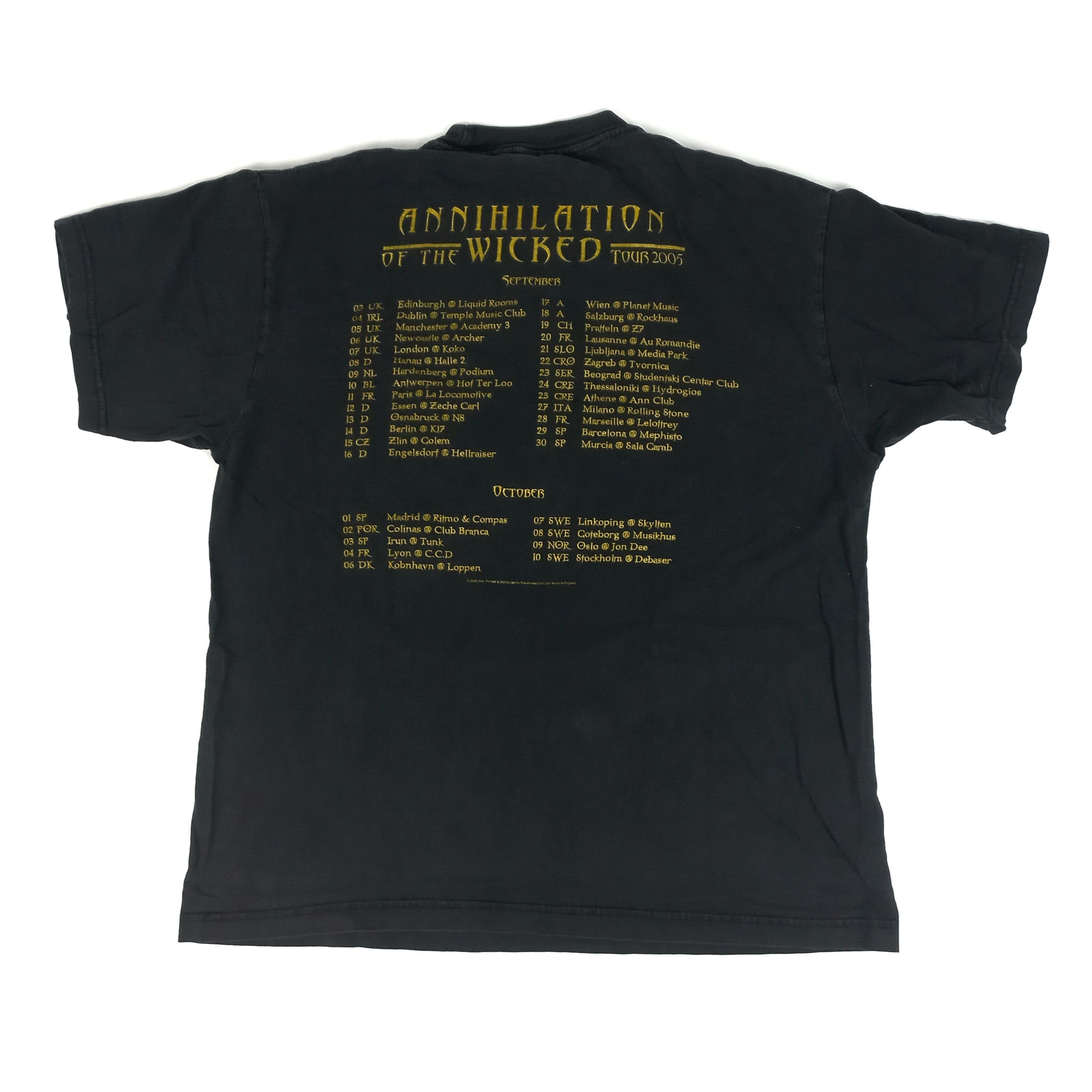 Band Tees Nile vintage t-shirt 2005 Size US L / EU 52-54 / 3 - 5 Thumbnail