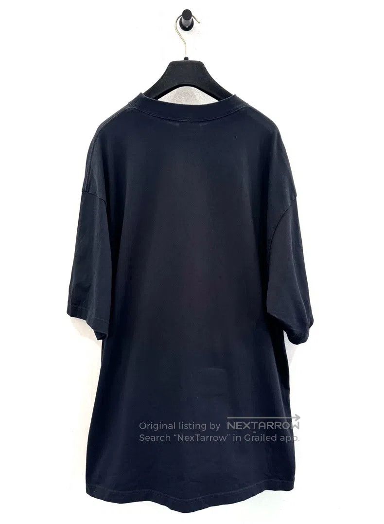 Balenciaga Balenciaga Black Double BB Letter Logo Short Sleeve Tee Size US M / EU 48-50 / 2 - 3 Thumbnail