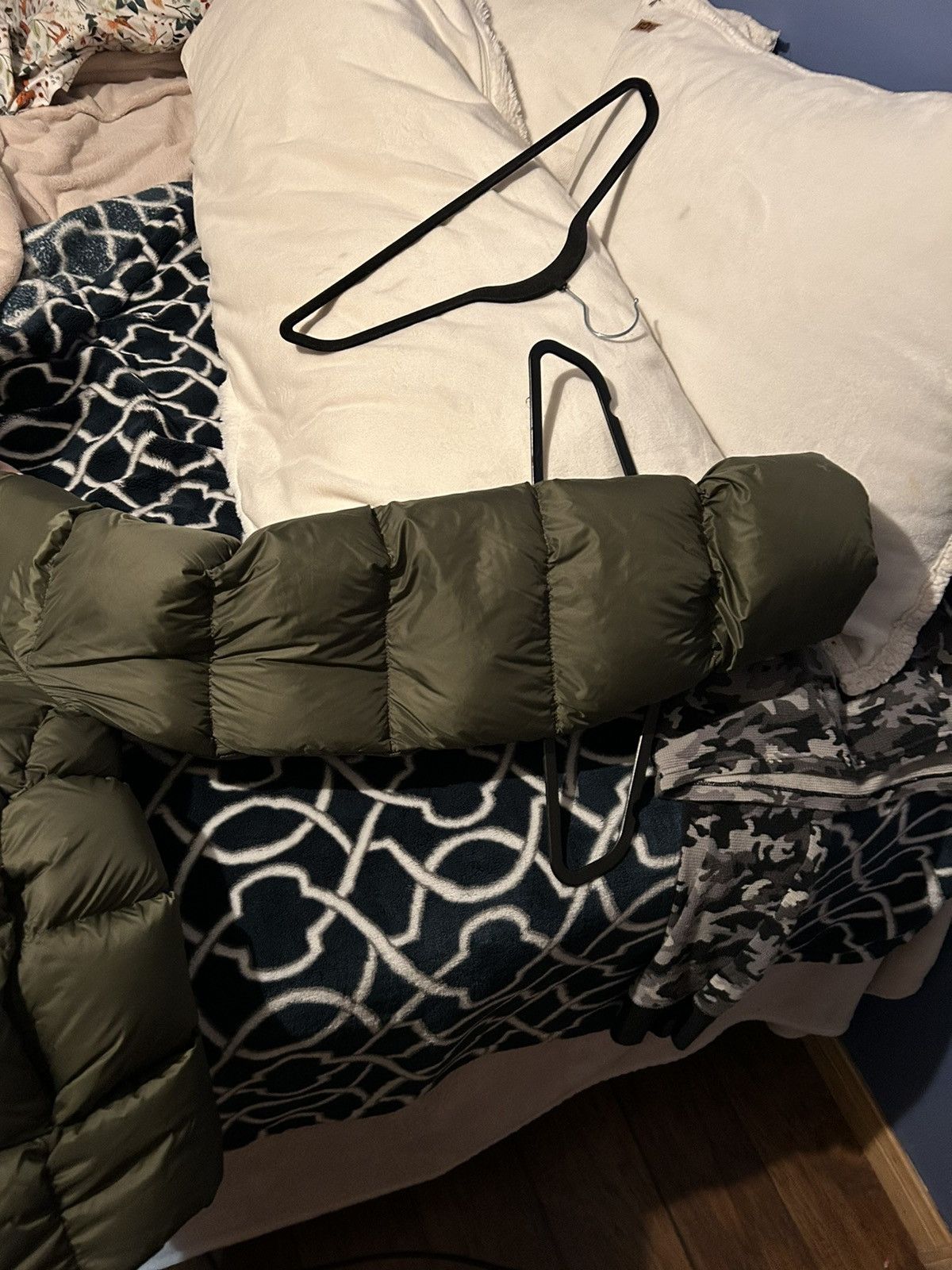 Rick Owens × Rick Owens Drkshdw Rick Owen strobe 22 green puffer jacket Size US L / EU 52-54 / 3 - 6 Thumbnail