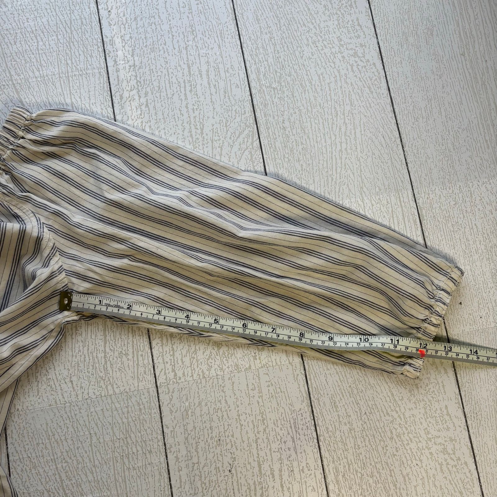 Madewell Madewell Striped Off Shoulder Boho Swing Top Small Size S / US 4 / IT 40 - 4 Thumbnail