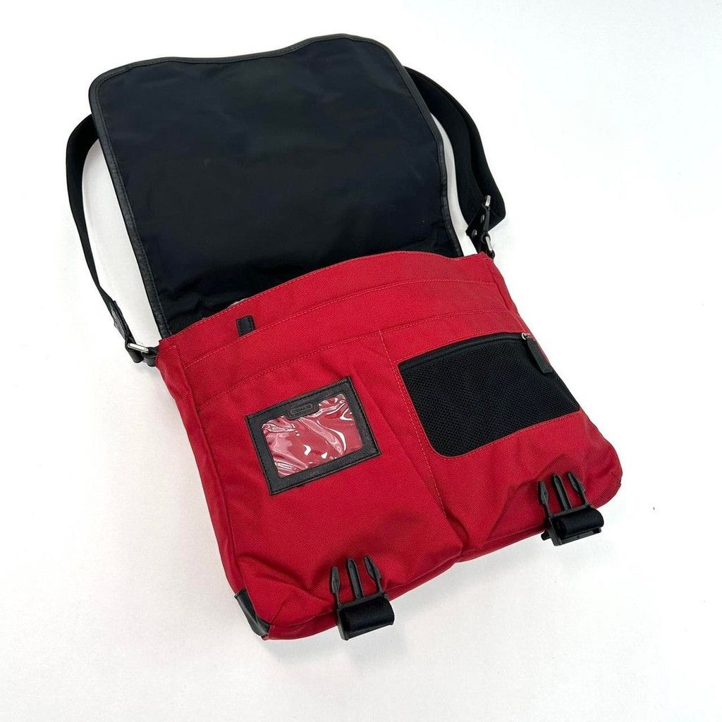 Coach 2012 Coach red and black nylon messenger bag Size ONE SIZE - 2 Thumbnail
