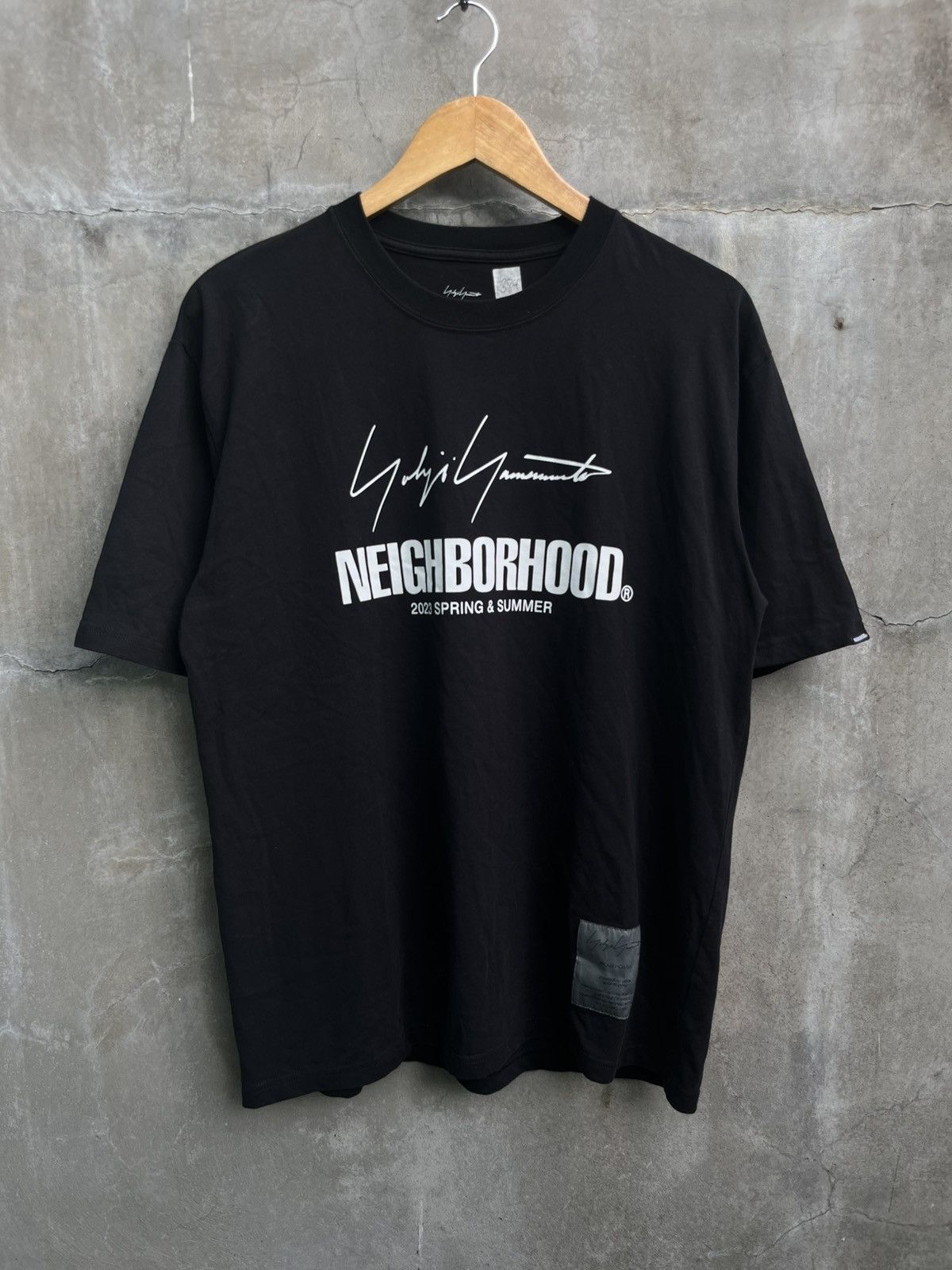 Neighborhood Yohji Yamamoto SS23 Logo Tee Size US L / EU 52-54 / 3 - 1 Thumbnail