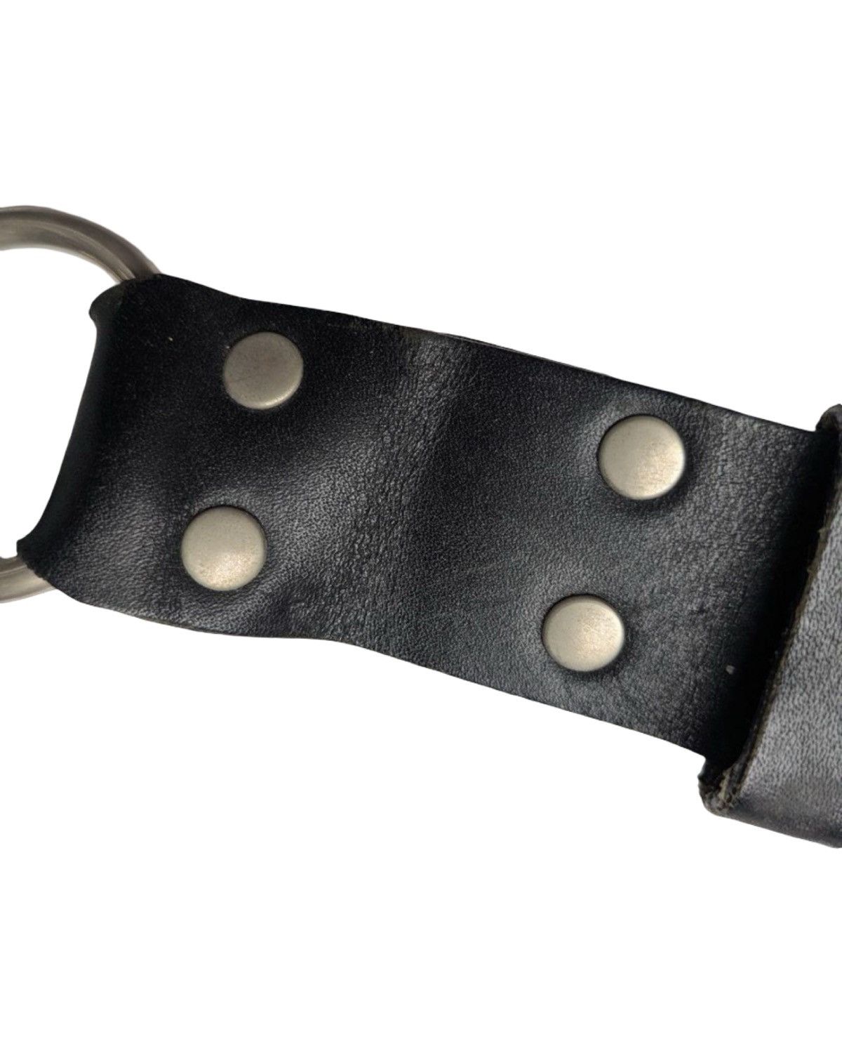 Hysteric Glamour Studded Ring Black Leather Belt Size ONE SIZE - 4 Thumbnail