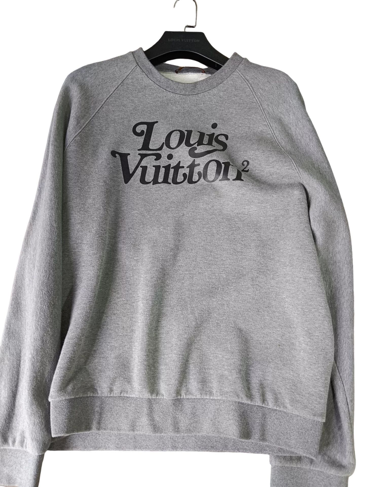 Louis Vuitton Louis Vuitton x Nigo Logo Sweatshirt Gray L Size US L / EU 52-54 / 3 - 1 Thumbnail