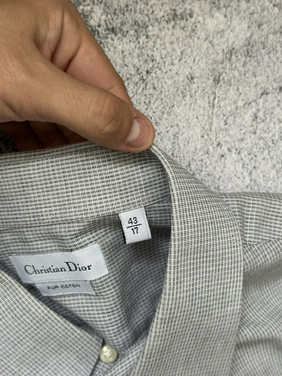 Dior Christian Dior Button Up Shirt Logo Size US XL / EU 56 / 4 - 10 Thumbnail