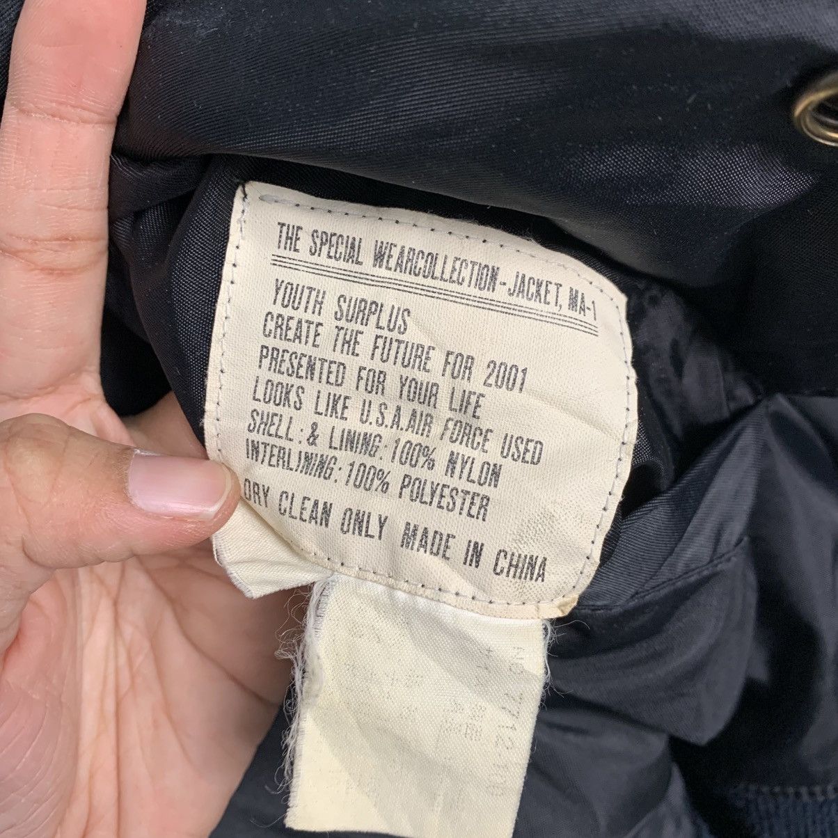Japanese Brand Japanese Brand Youth Surplus US Air Force MA1 Bomber Jacket Size US M / EU 48-50 / 2 - 16 Thumbnail