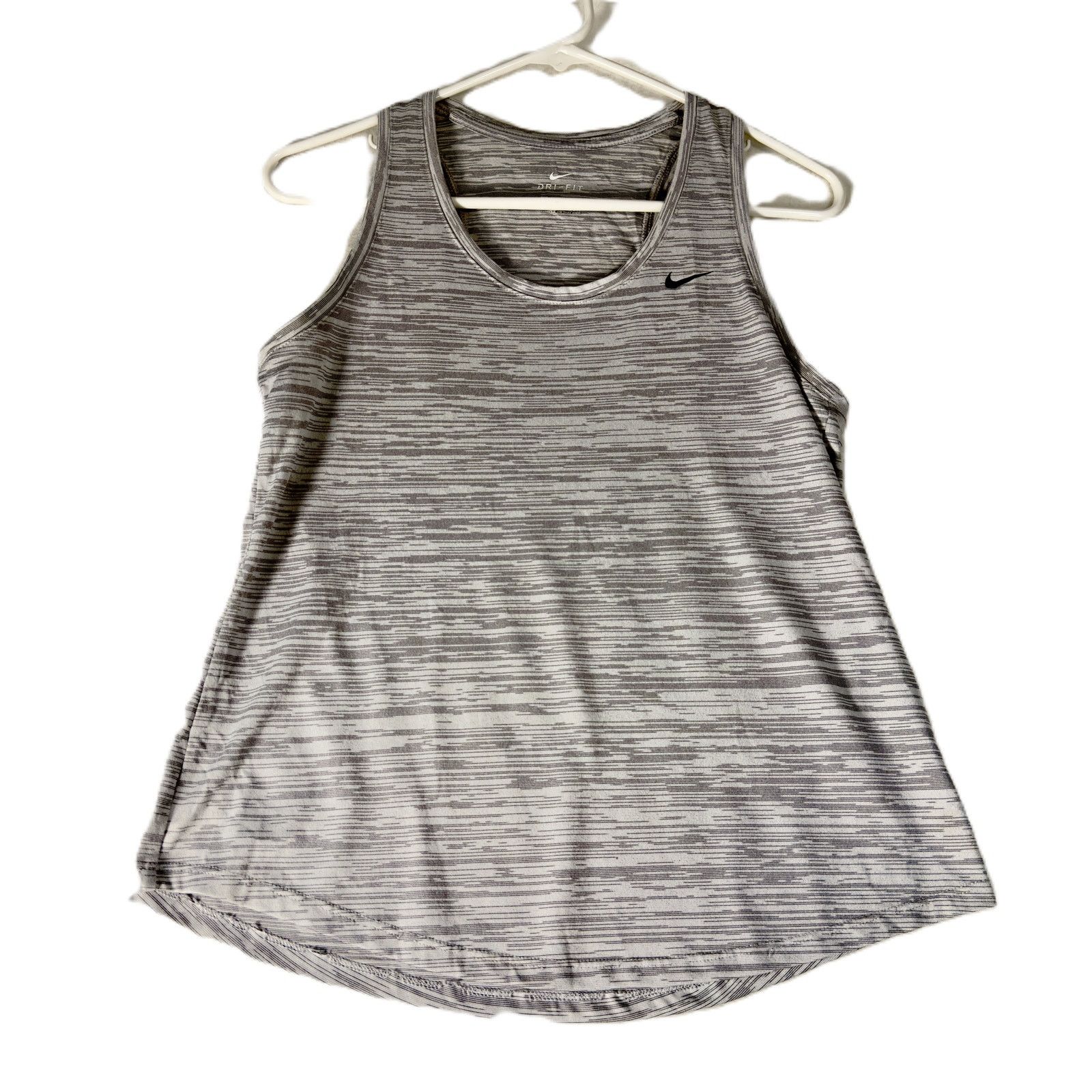 Nike Nike Dri-FIT Women Tank Top Gray Space Dye Sleeveless Small Size S / US 4 / IT 40 - 1 Thumbnail