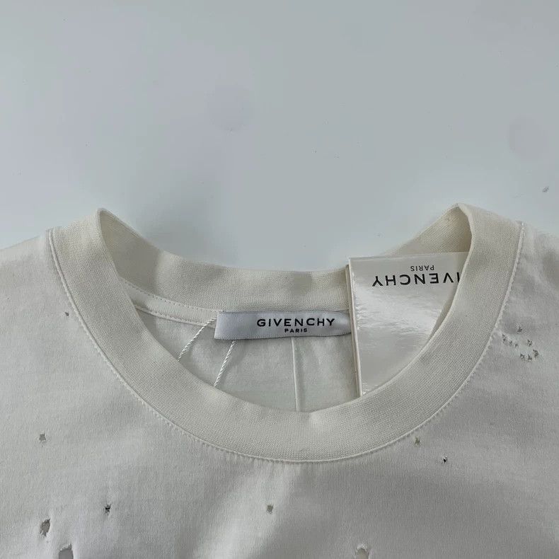 Givenchy Givenchy 99/100 New Authentic T-Shirt (Off-White Women's W Size S / US 4 / IT 40 - 3 Thumbnail