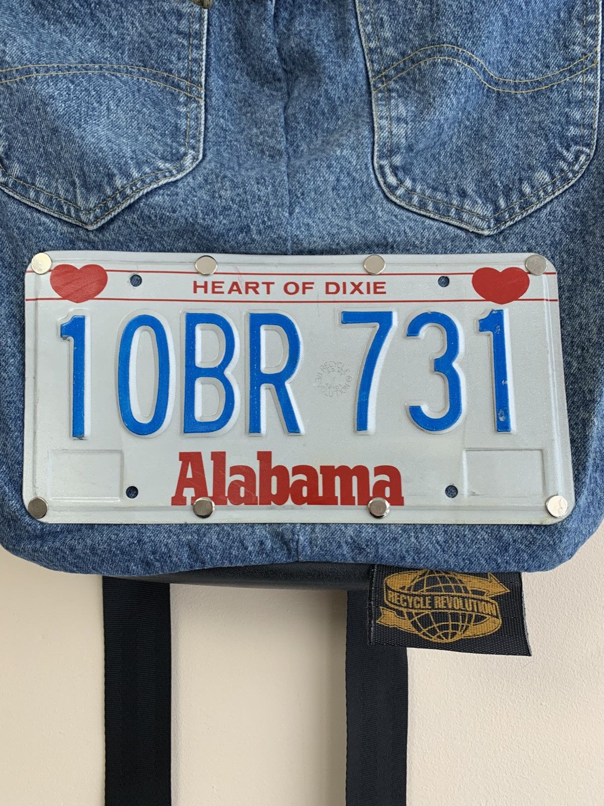 Lee Vintage Lee Backpack with License Plate Recycle Revolution Size ONE SIZE - 2 Thumbnail
