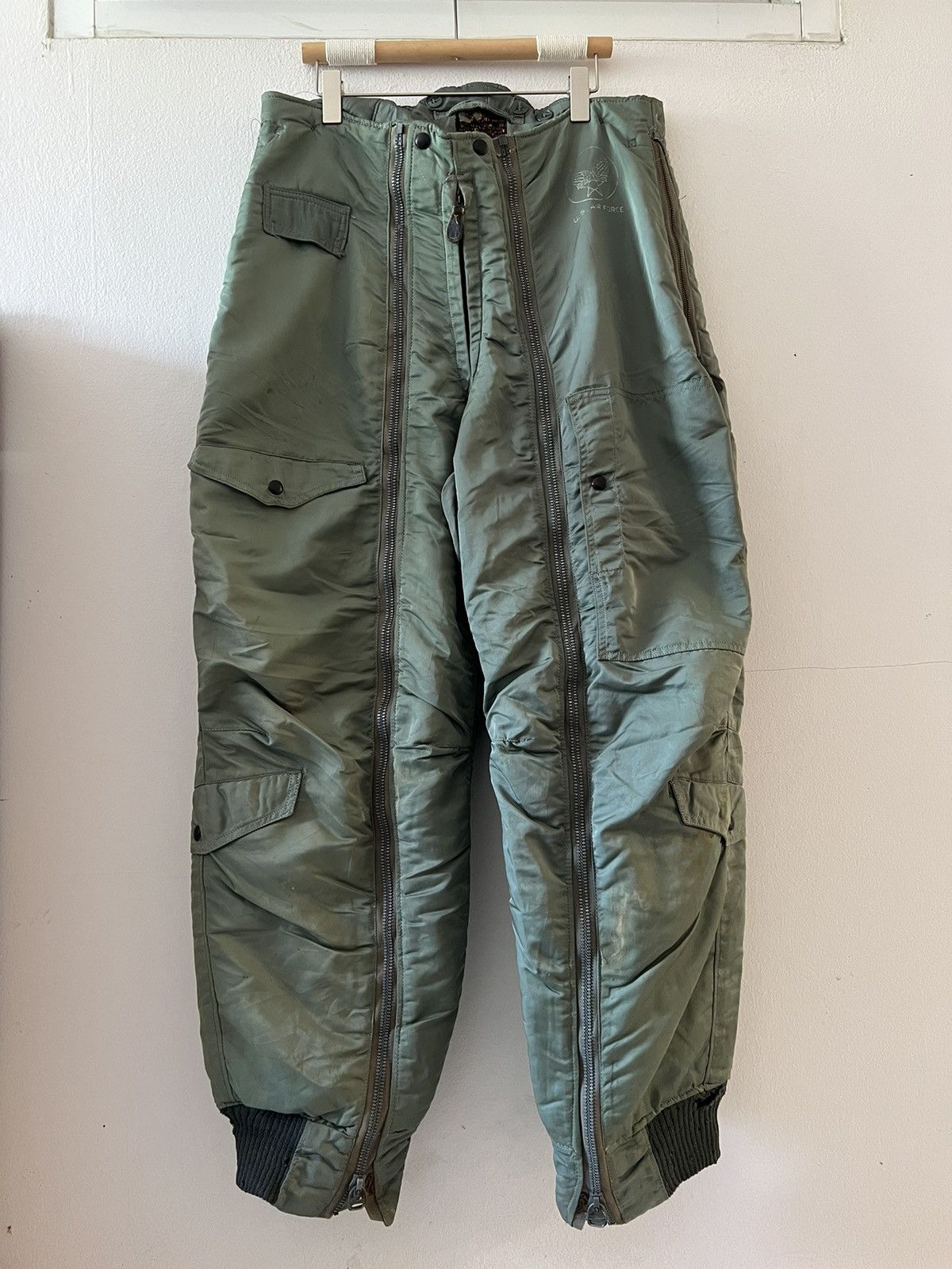 Vintage 1940s Us Air Force Military Pants Size US 36 / EU 52 - 2 Thumbnail