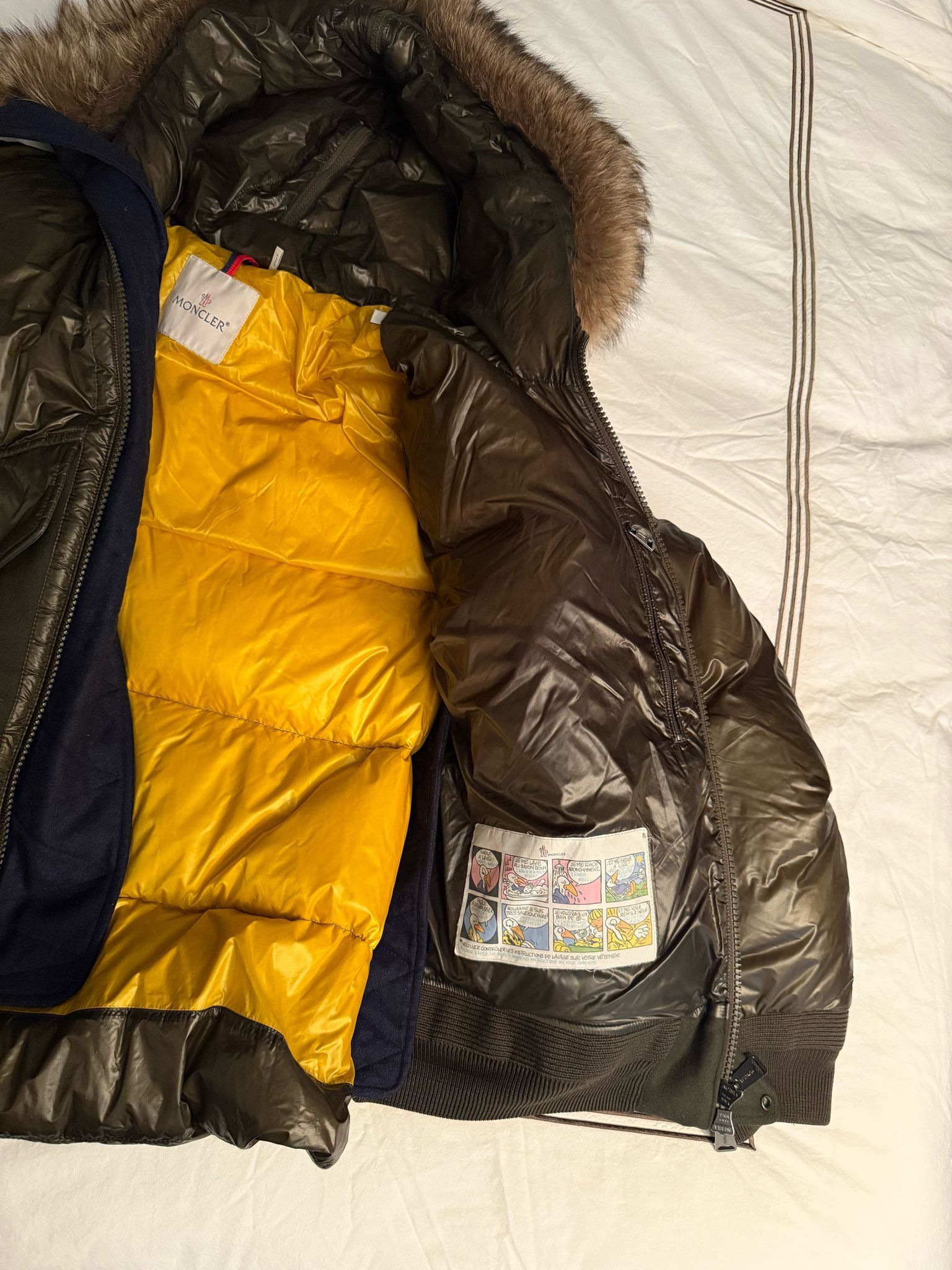 Moncler Hooded Down Jacket Coat Size US L / EU 52-54 / 3 - 2 Thumbnail