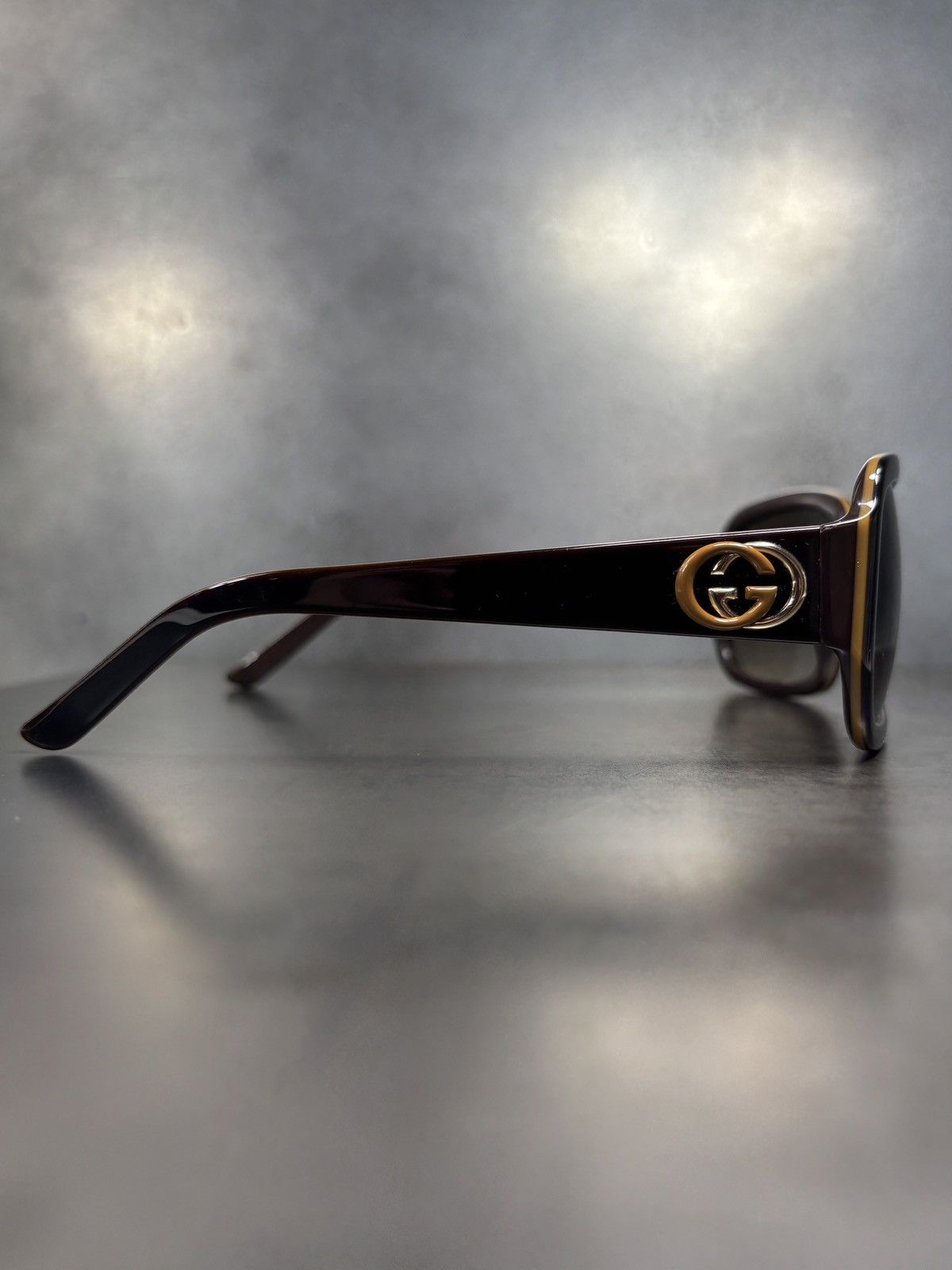 Gucci Gucci Sunglasses Overiszed Rectangular Italy GG 3159/S Size ONE SIZE - 8 Thumbnail