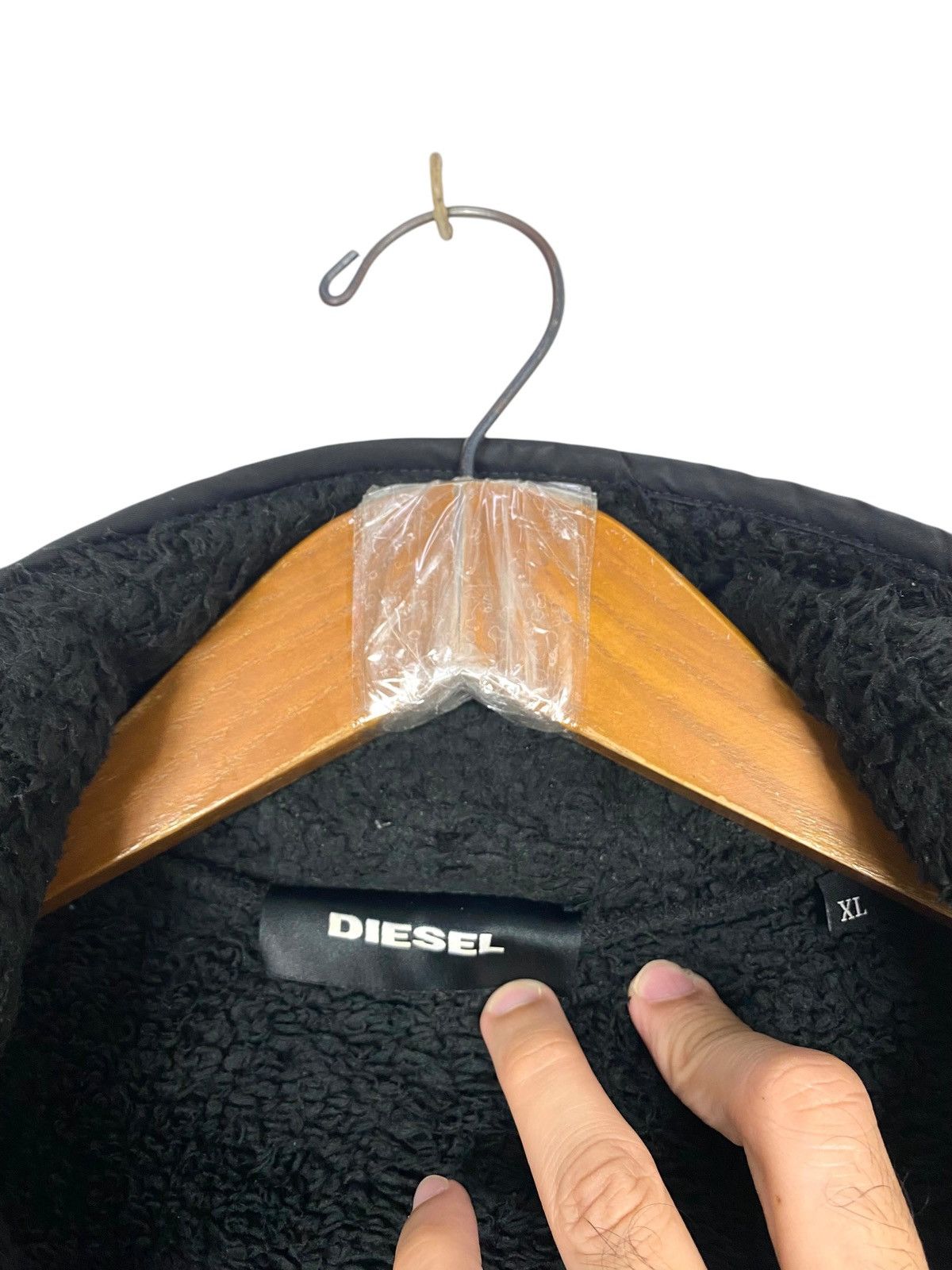 Diesel Rare‼️ Diesel Furry Full Zip Big Logo Sweatshirt Size US XL / EU 56 / 4 - 10 Thumbnail