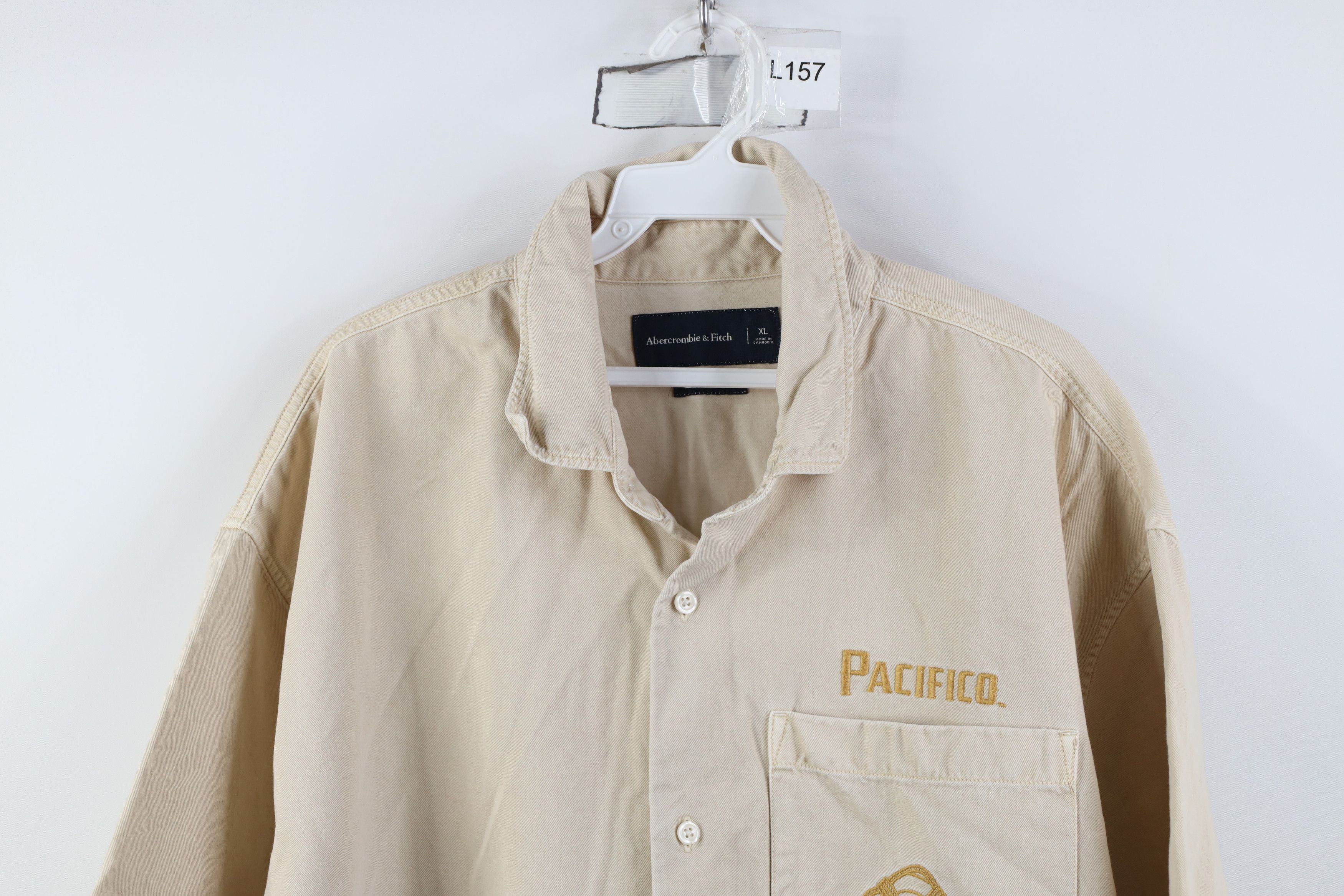Abercrombie & Fitch Vintage Abercrombie & Fitch Beer Shia LaBeouf Button Shirt Size US XL / EU 56 / 4 - 2 Thumbnail