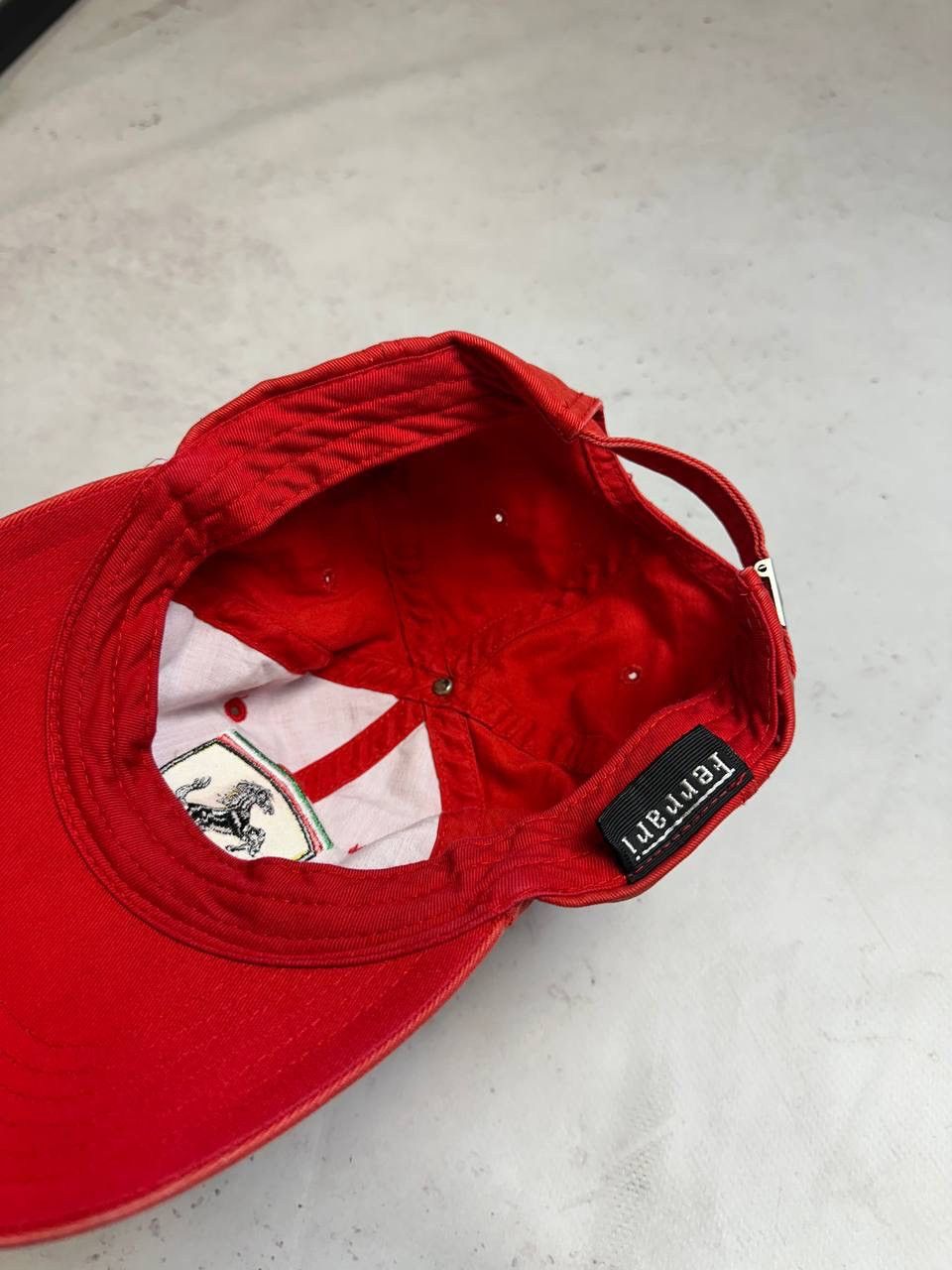 Ferrari × Vintage Vintage Ferarri F-1 Racing Cap Y2K Os Size ONE SIZE - 3 Thumbnail