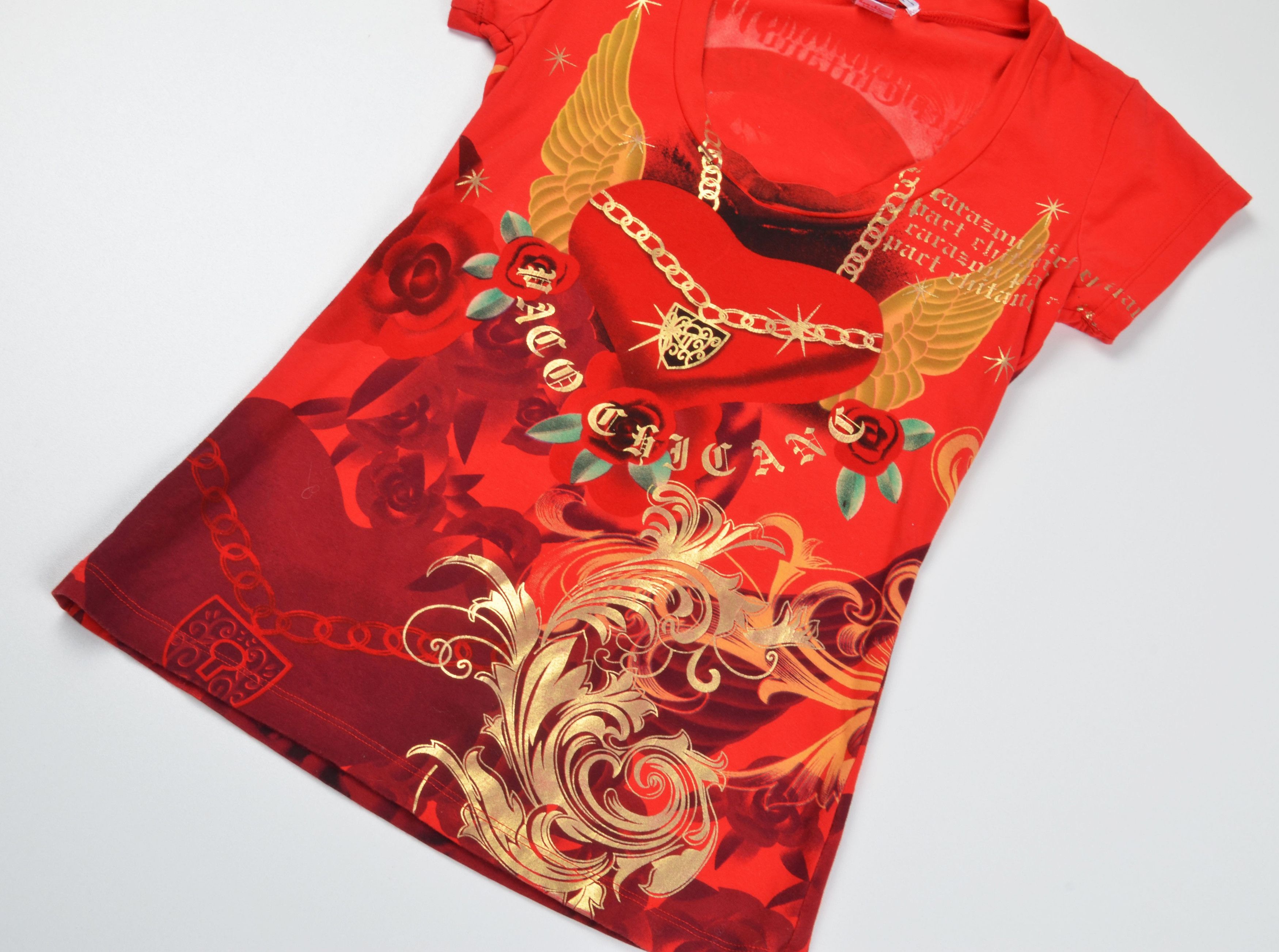 Christian Audigier Paco Chicano by Christian Audigier Y2K Tattoo Glam Top Size S / US 4 / IT 40 - 6 Thumbnail