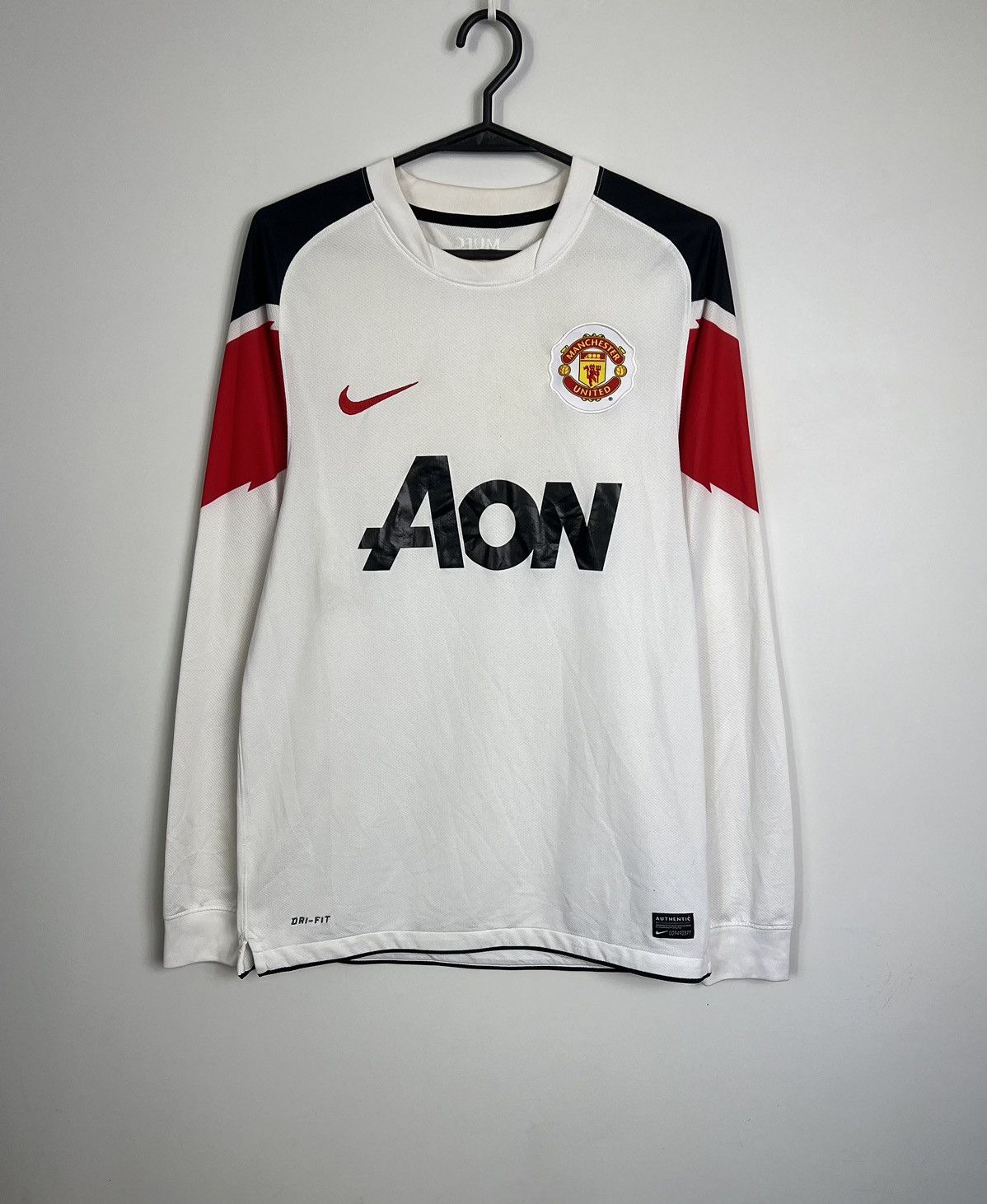 Nike Longsleeve Nike Manchester United 2010/2011 Soccer Jersey Size US S / EU 44-46 / 1 - 1 Thumbnail